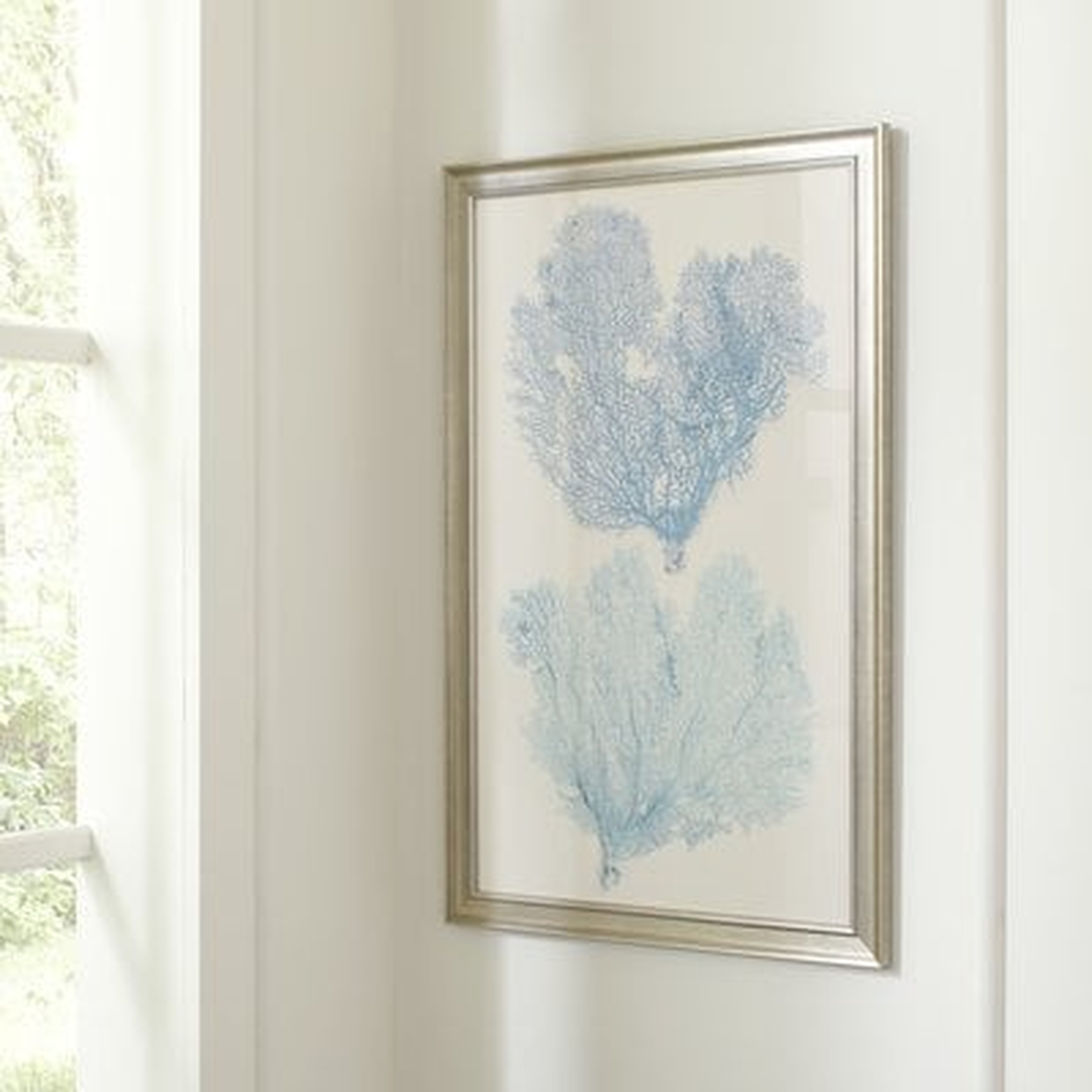 'Azure Coral' Picture Frame Painting - Birch Lane