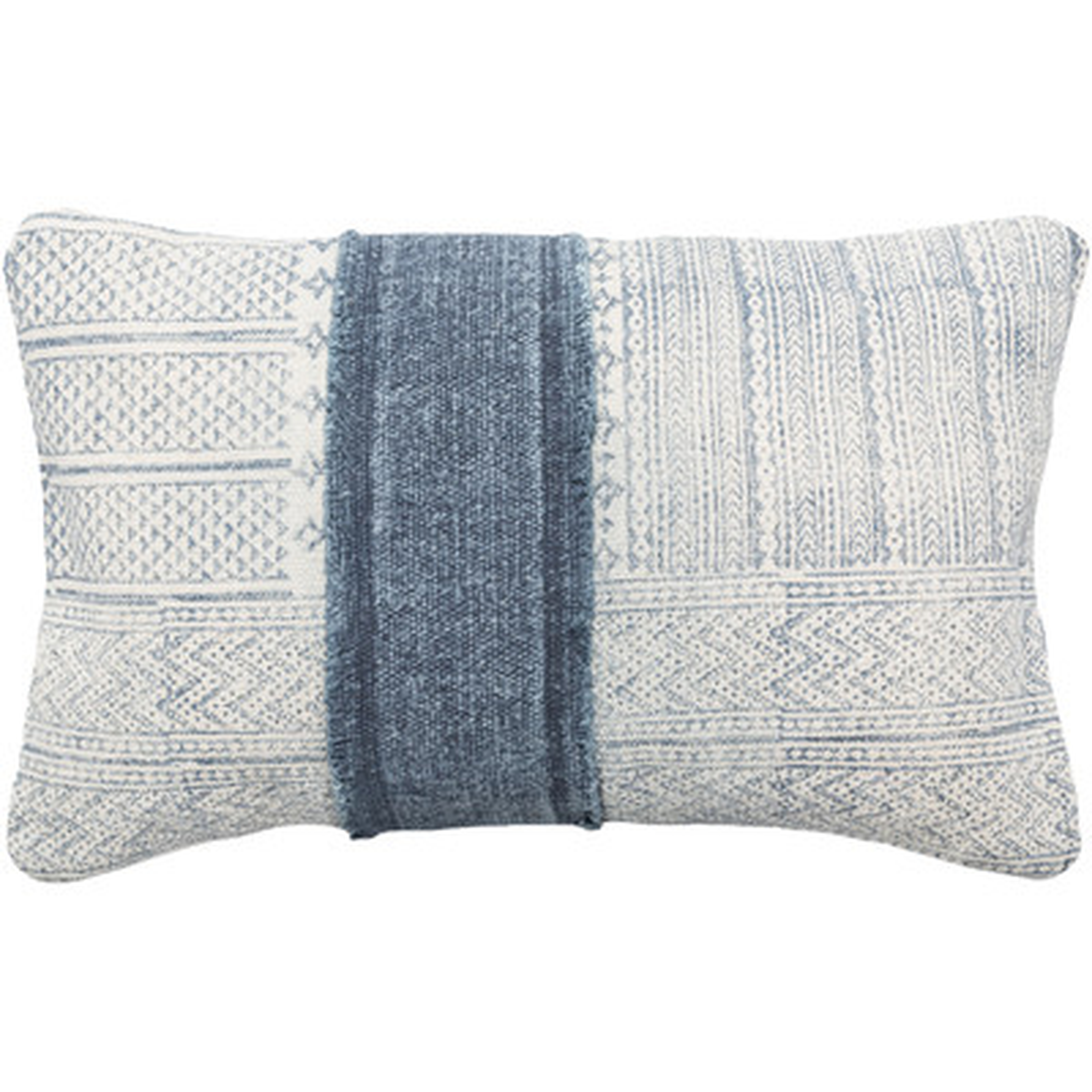 Kyoto Cotton Lumbar Pillow Cover, 22" x 14" - Wayfair