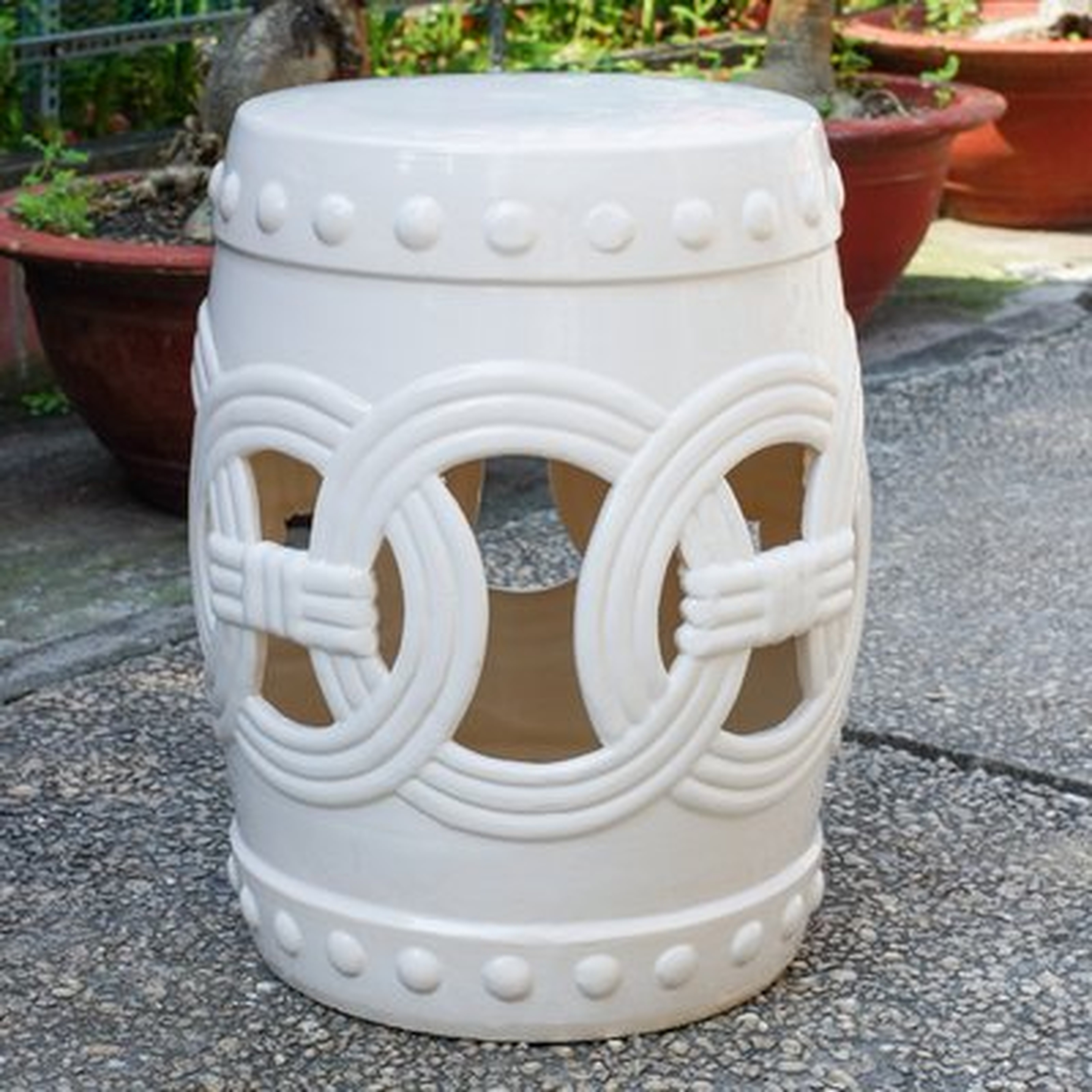 Kilpatrick Feng Shui Ceramic Garden Stool - Wayfair
