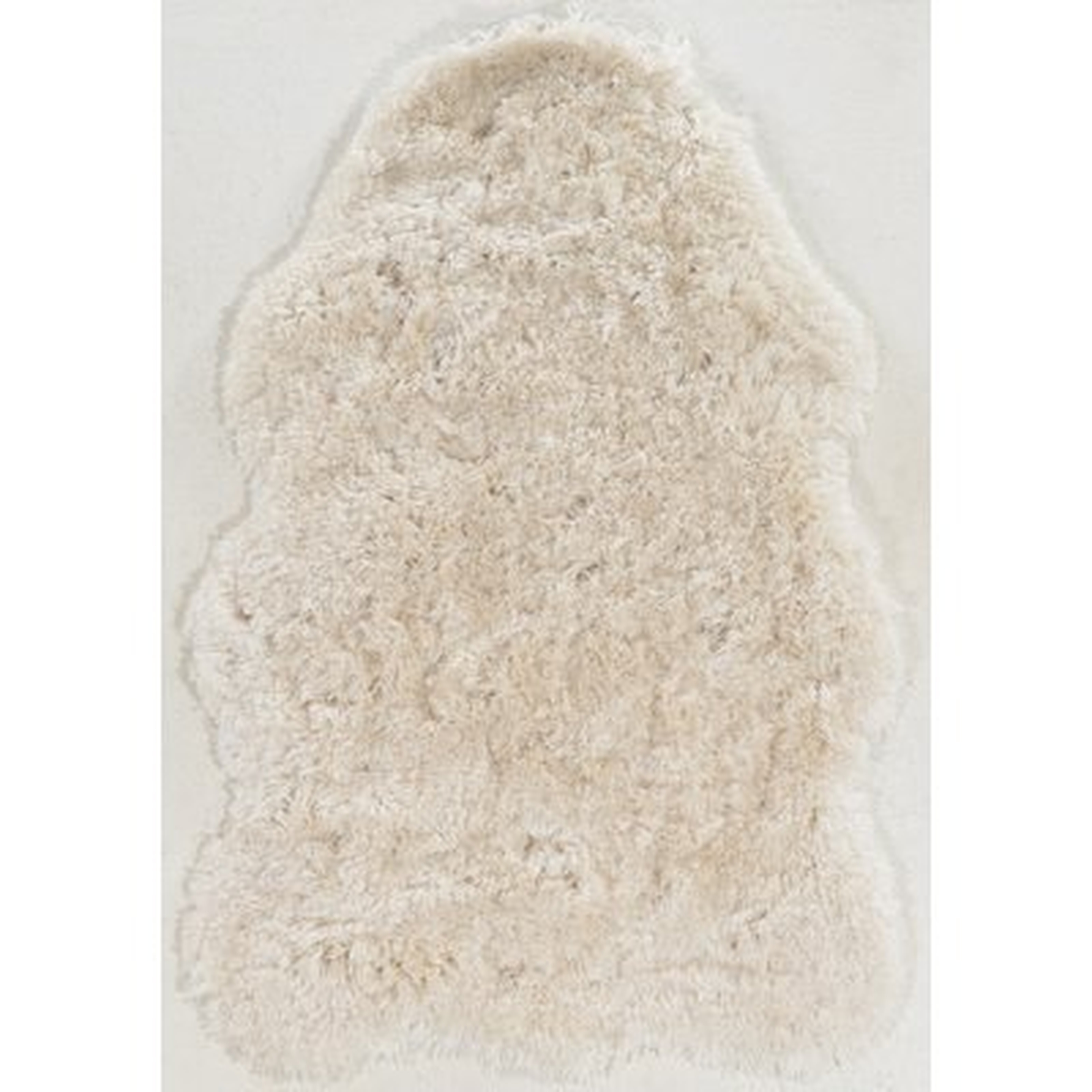 Borealis Hand-Tufted&nbsp;Faux Sheepskin Ivory Area Rug - Wayfair
