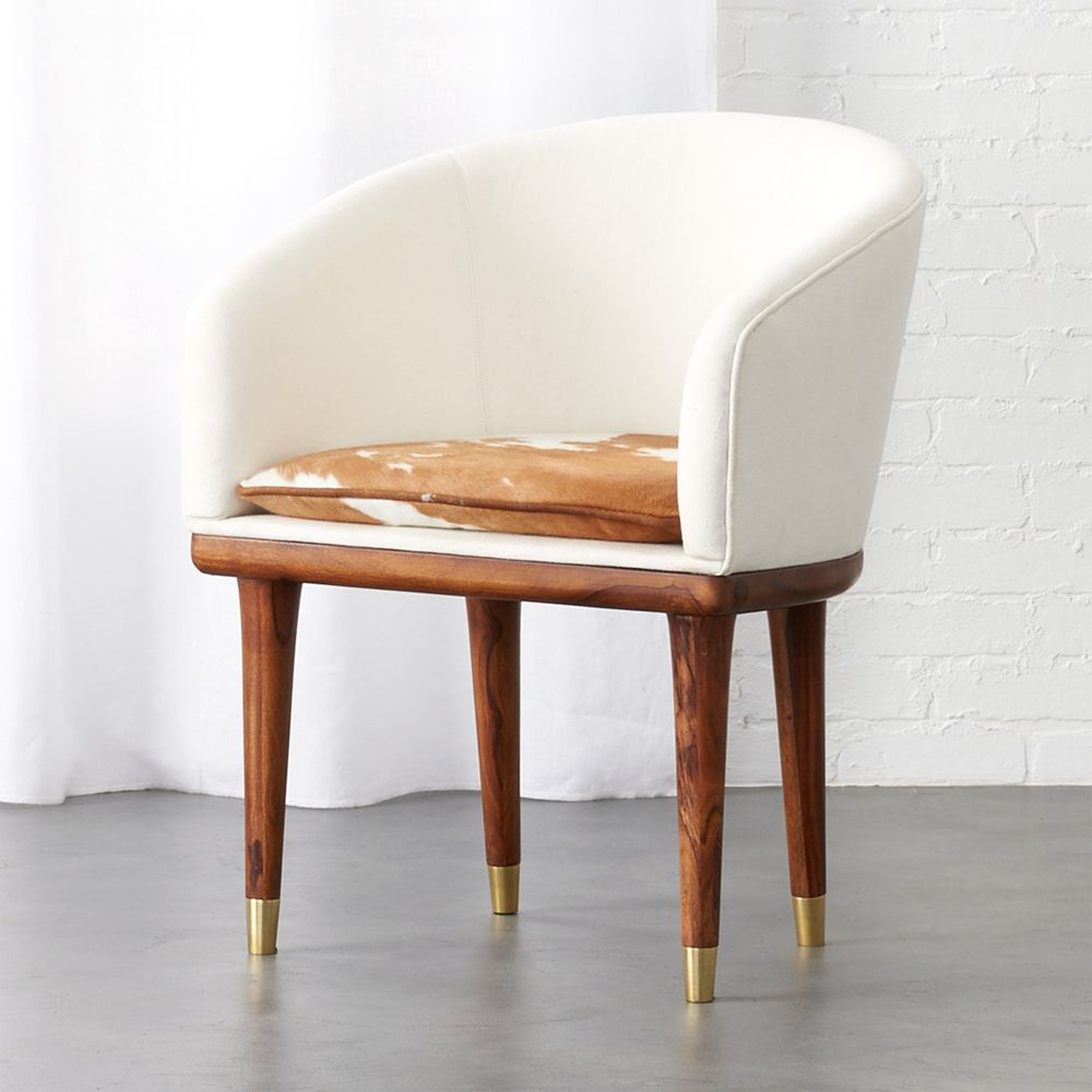 viceroy cowhide chair - CB2