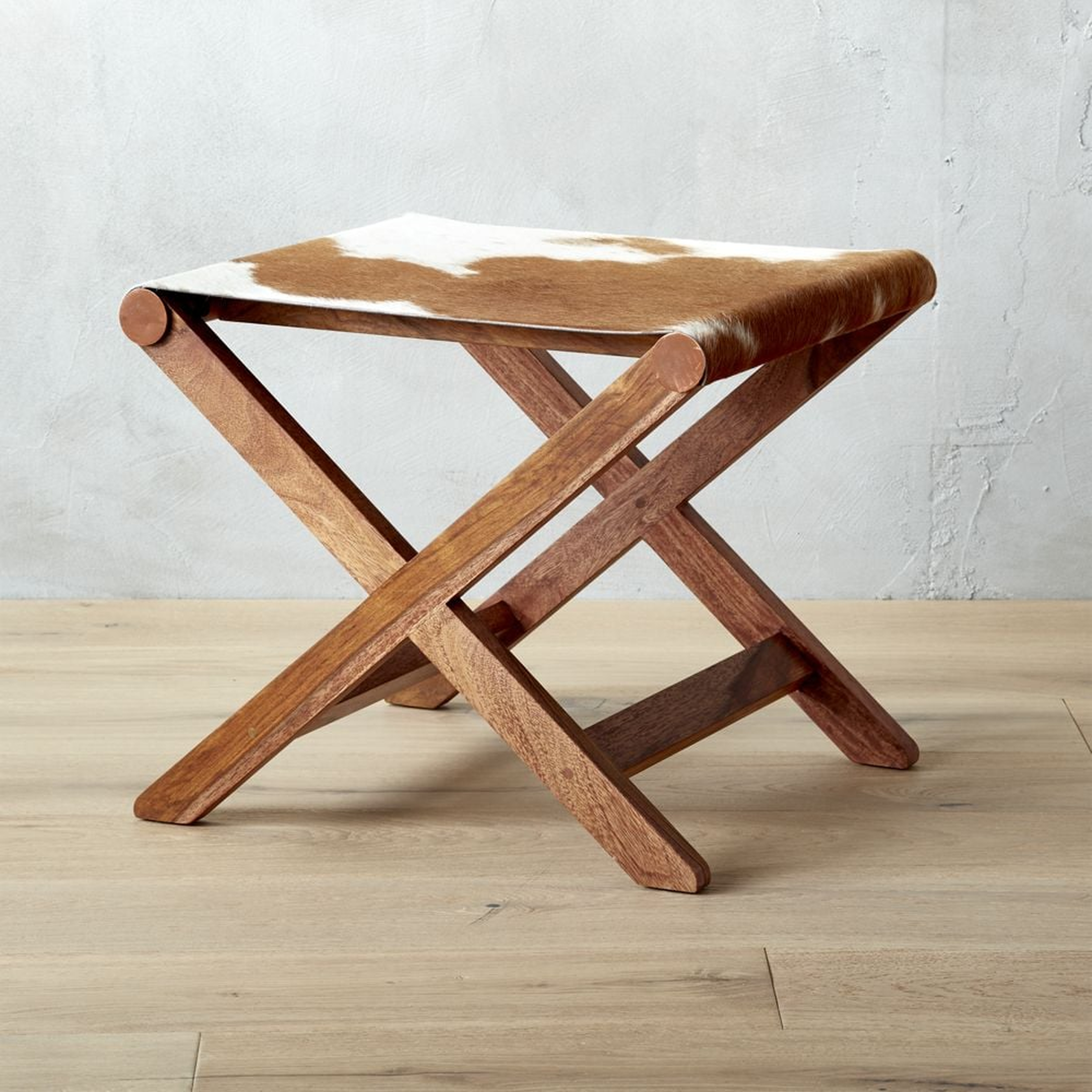 curator hide stool-table - CB2