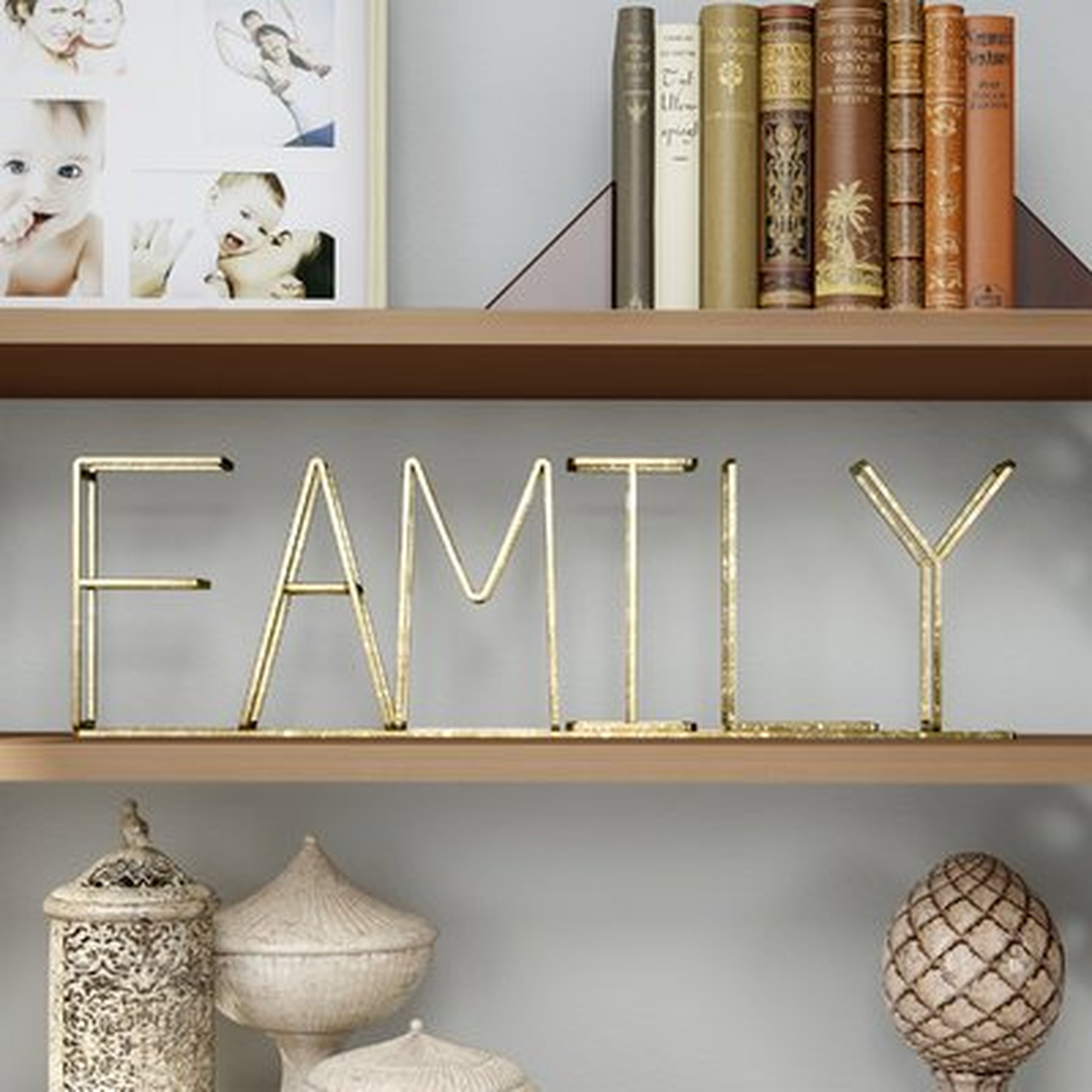 Menefee "Family" Free-Standing Decorative Table Top Sign - Wayfair