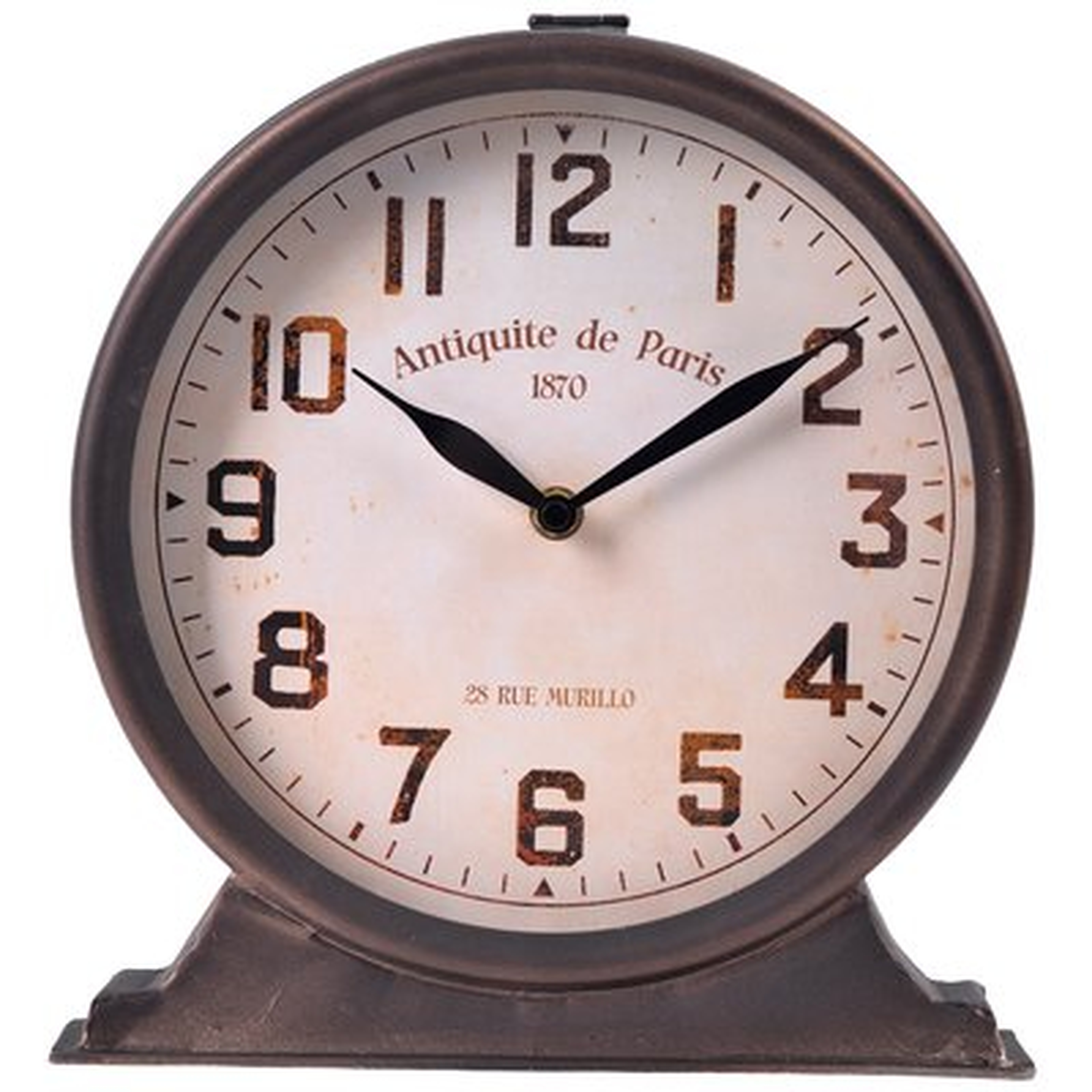 Antique Paris Tabletop Clock - Wayfair