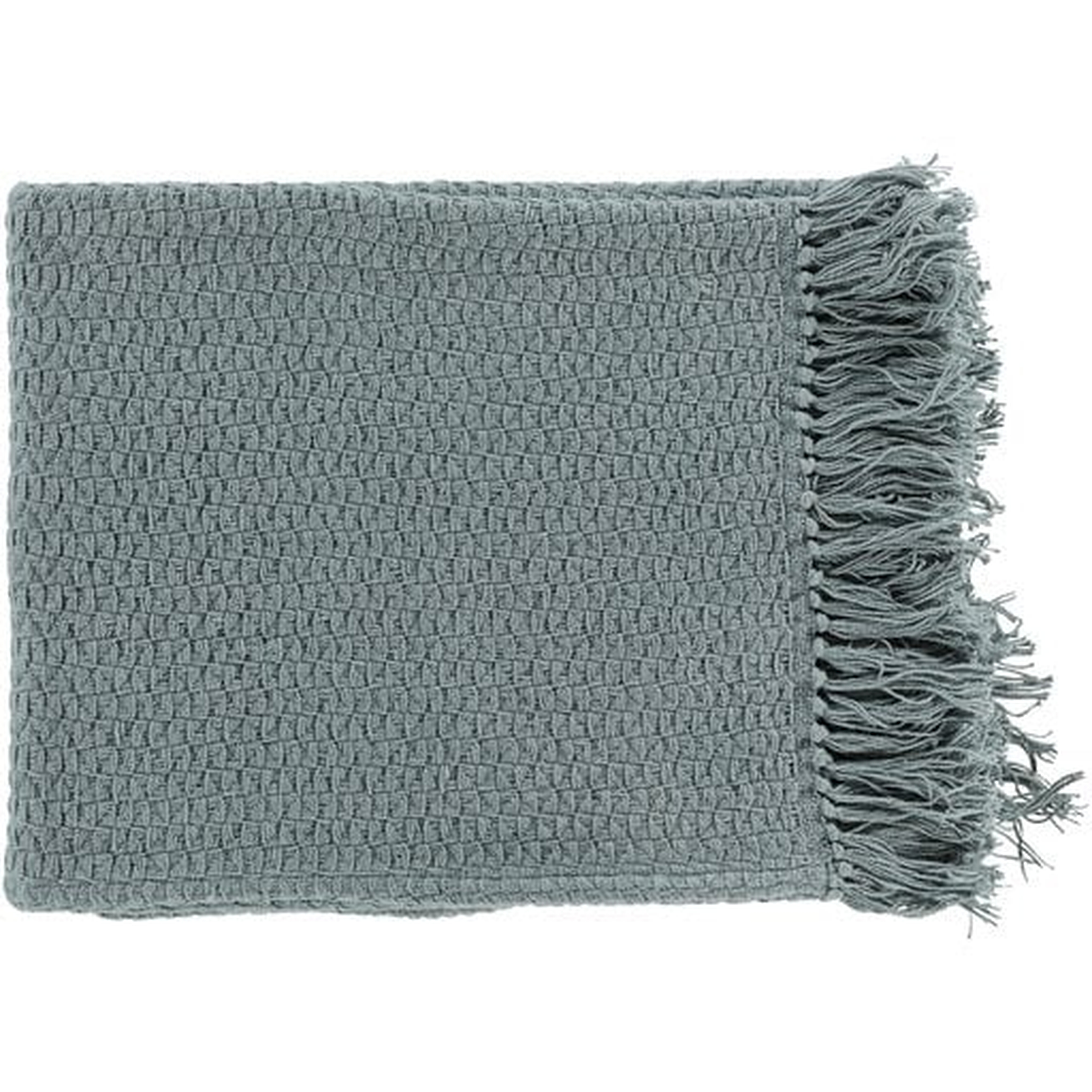 Classic Woven Throw, Gray - Havenly Essentials