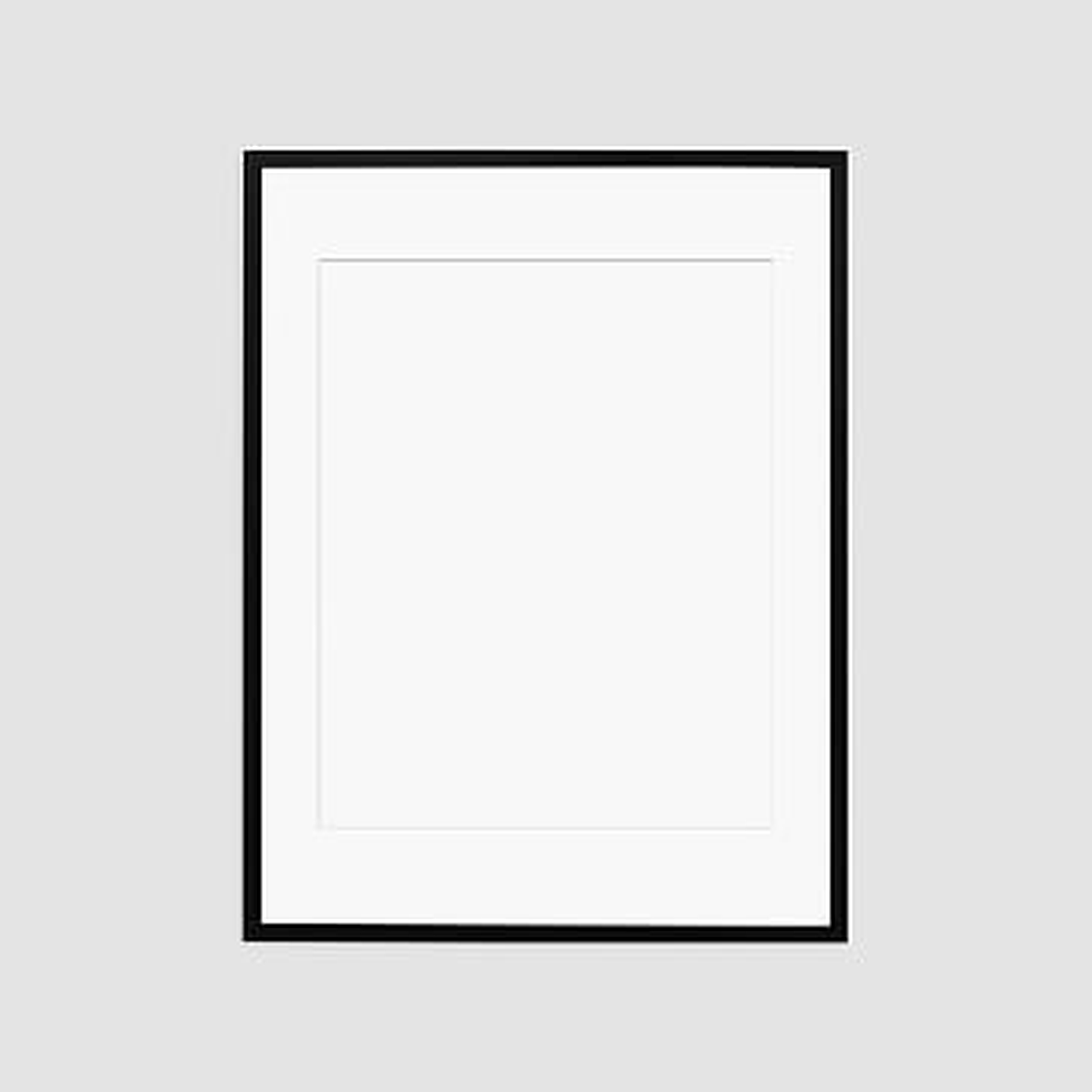 Simply Framed Gallery Frame, Black/Mat, 30"X40" - West Elm