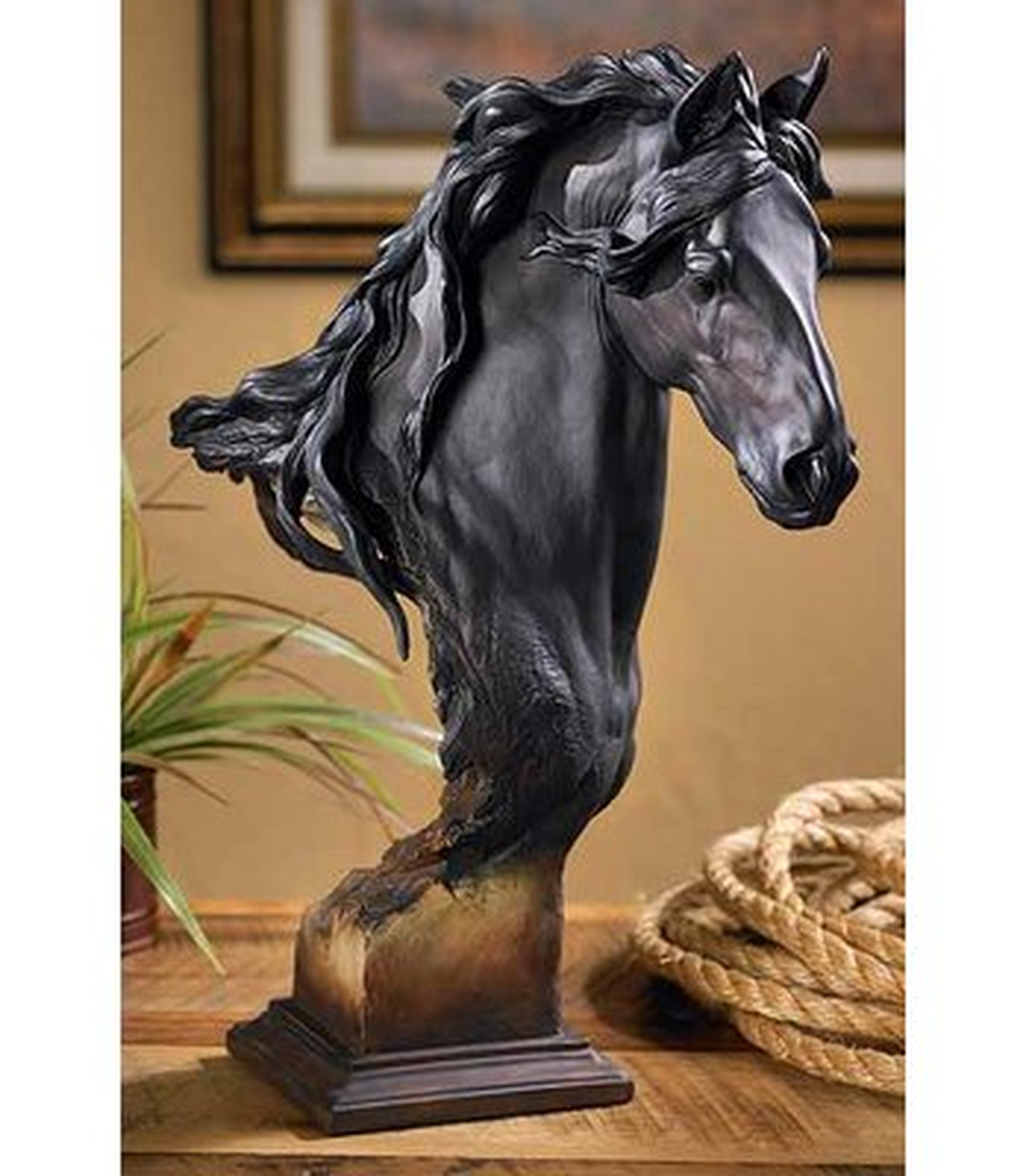 Equus - Horse Bust Sculpture - Wayfair