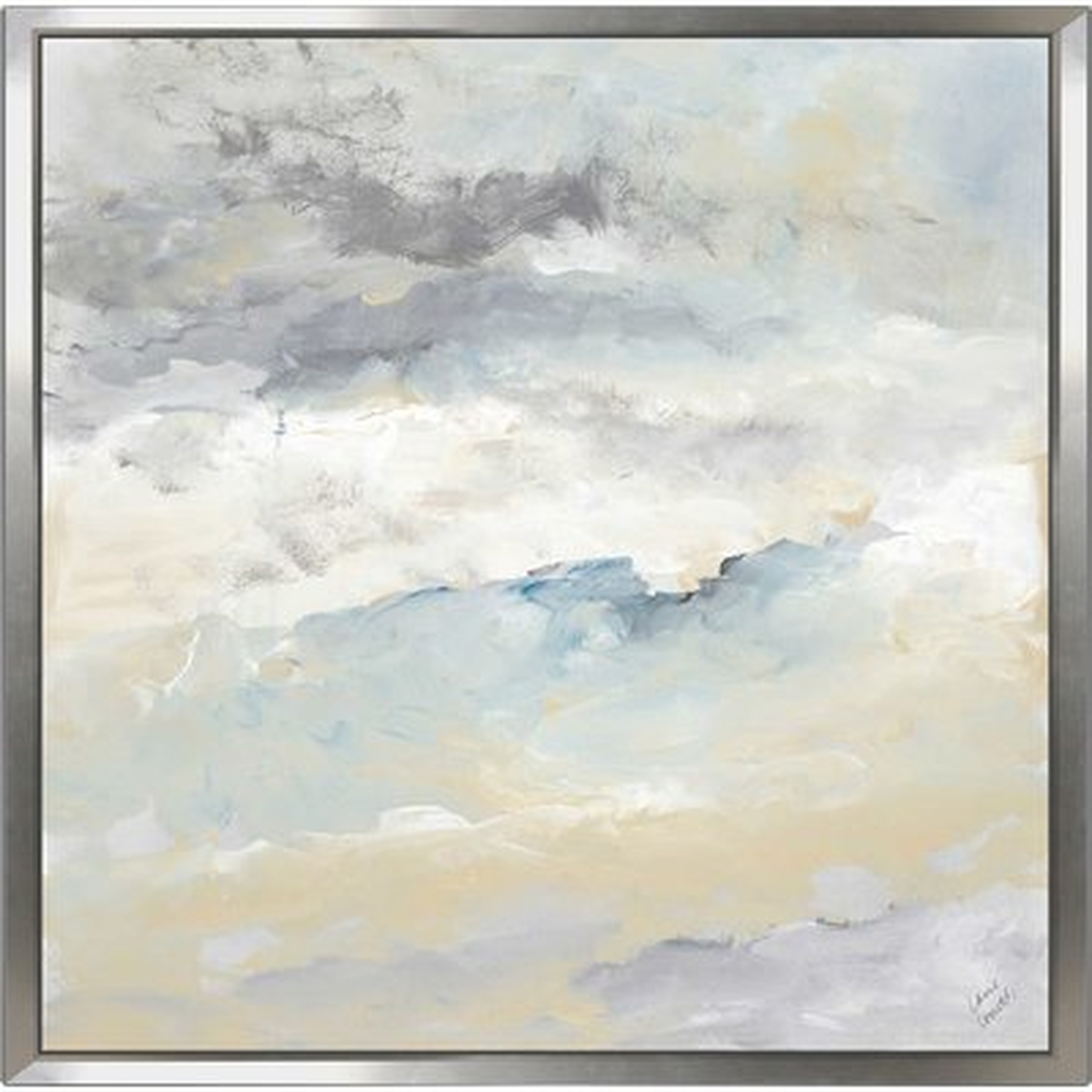 'Sea Meets Sky I' Acrylic Painting Print - Wayfair
