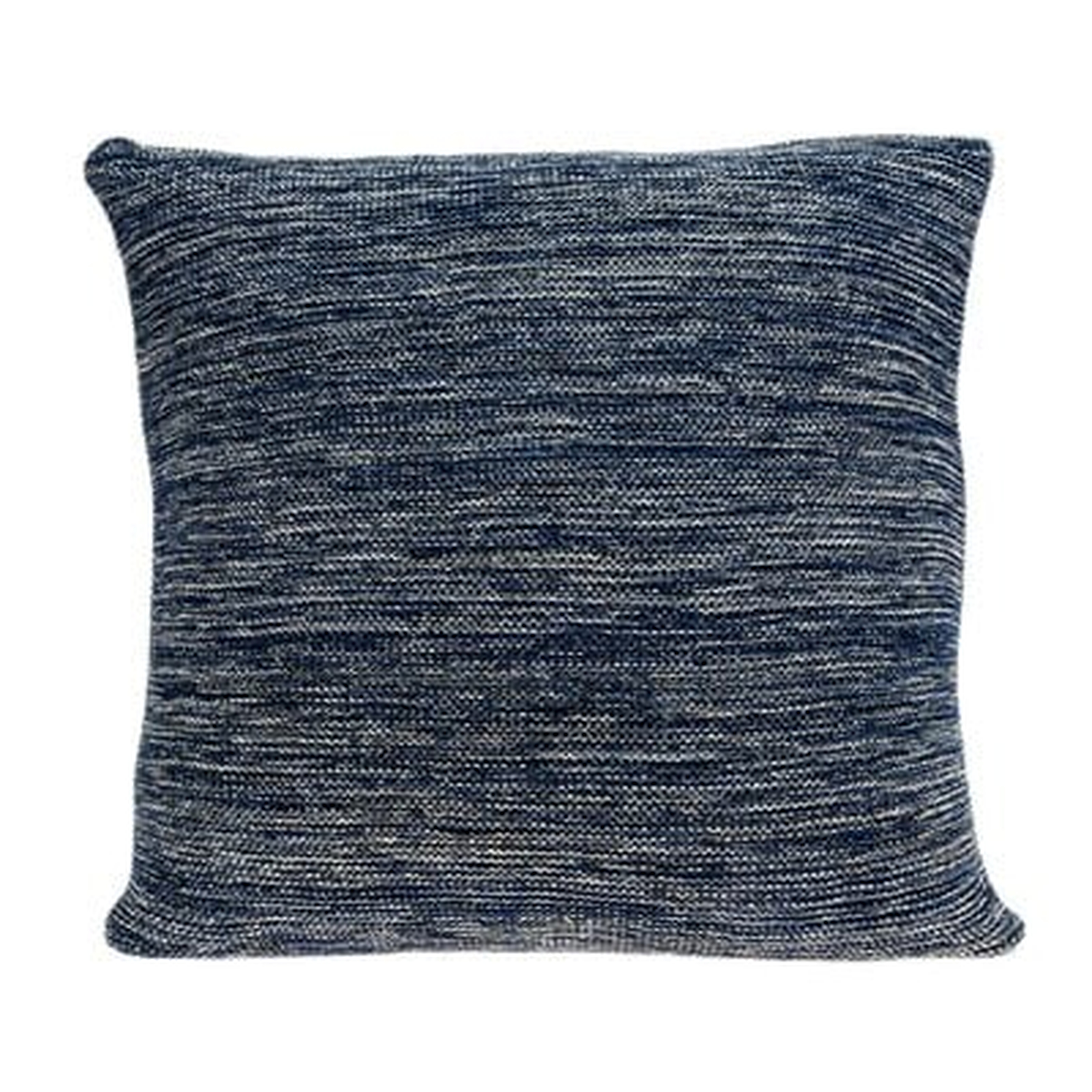 20" X 7" X 20" Decorative Transitional Blue Pillow Cover With Poly Insert - Wayfair