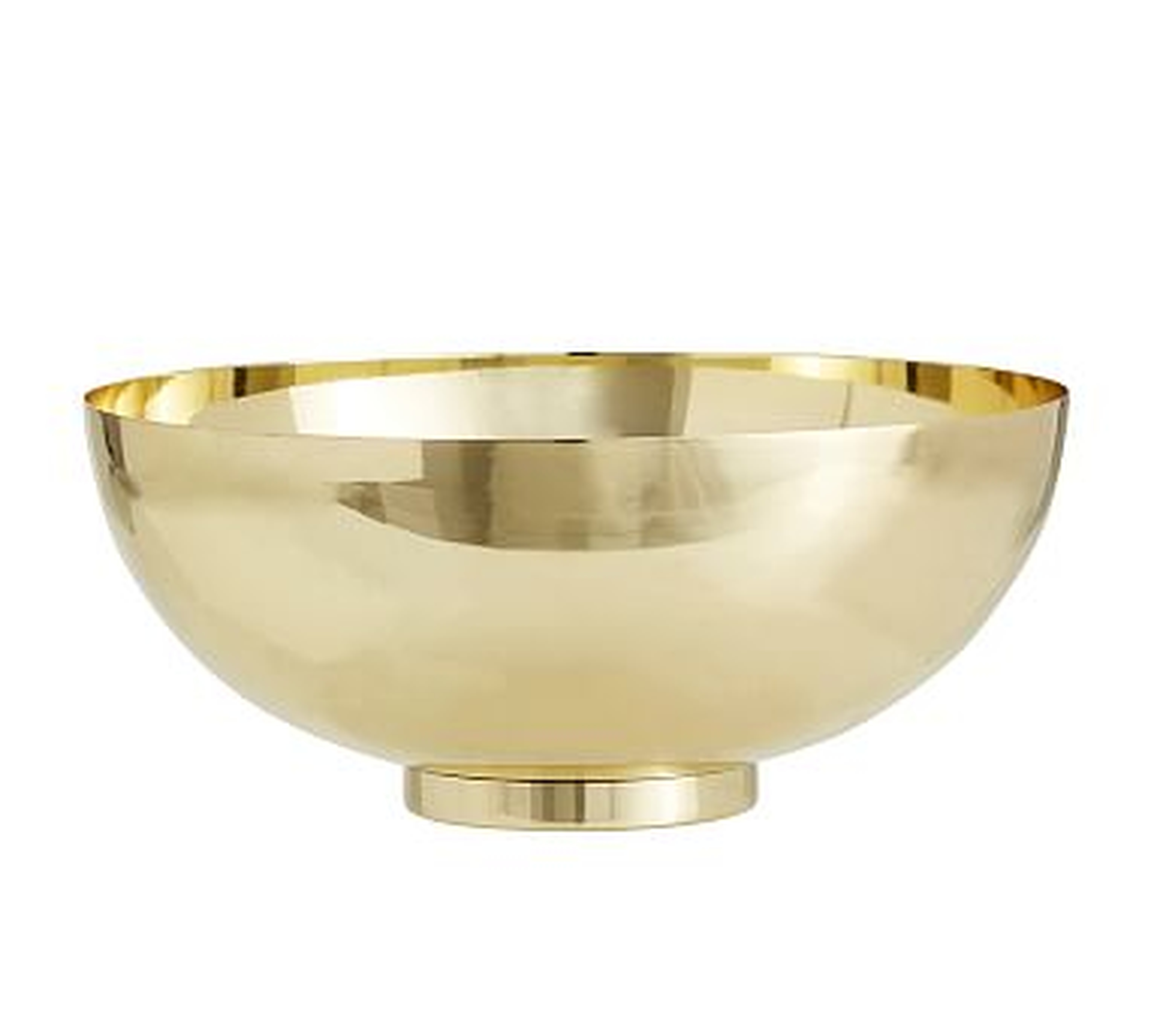 Gold Serve Bowl, Large - Pottery Barn