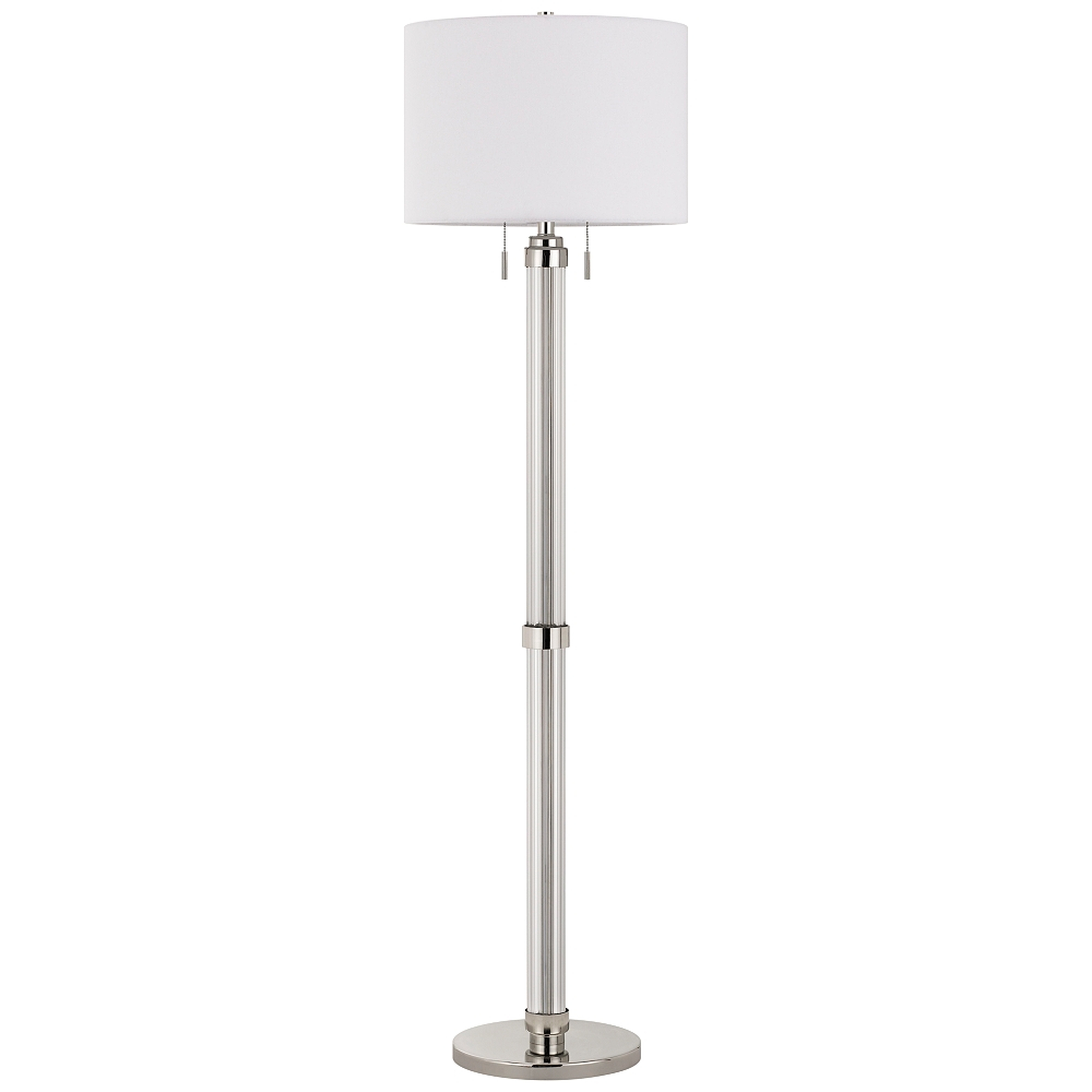 Montilla Brushed Steel Metal Tube Floor Lamp - Style # 63J76 - Lamps Plus