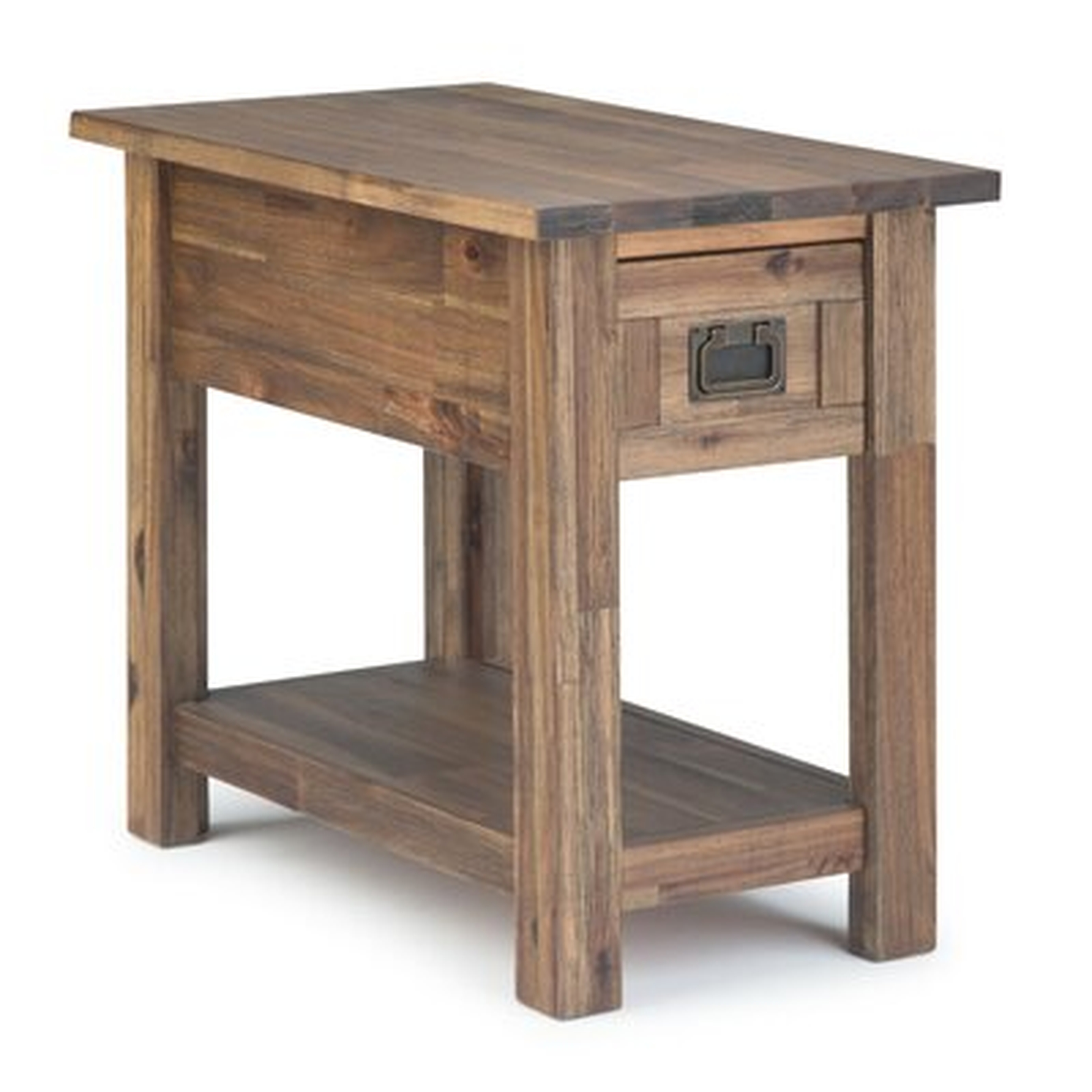 Solid Wood End Table with Storage - Wayfair