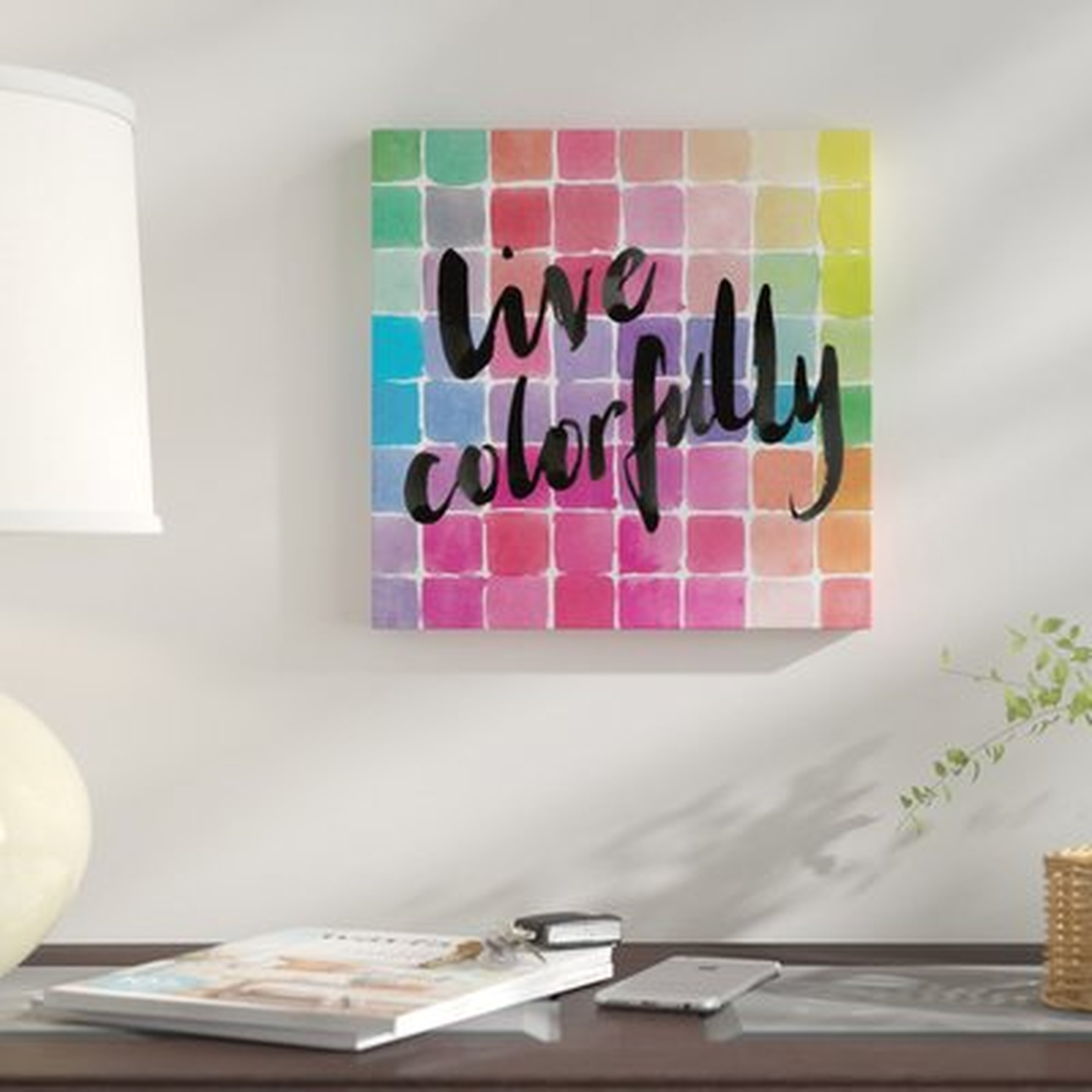 'Color Quotes II' Textual Art on Wrapped Canvas - Wayfair