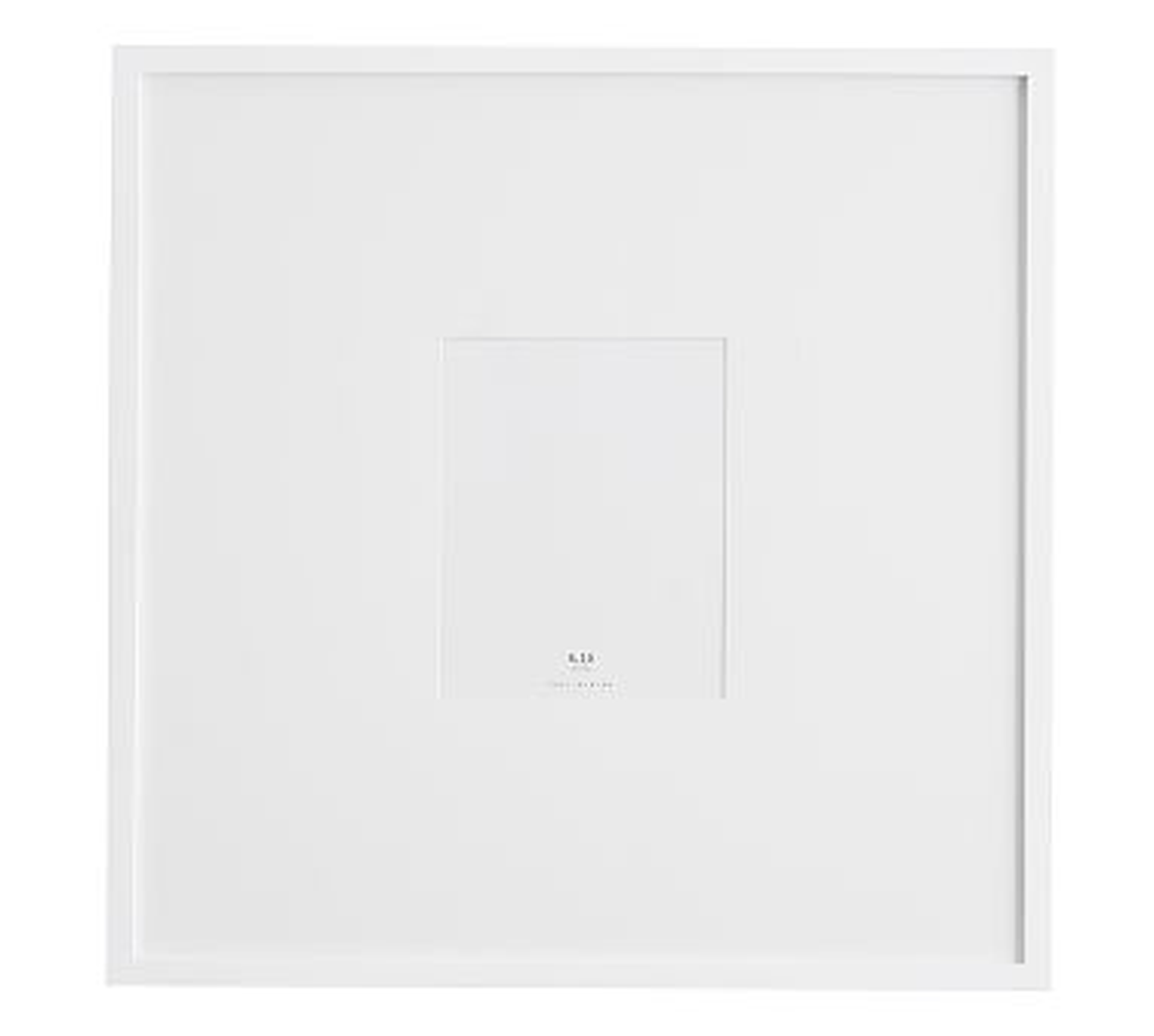 Wood Gallery Oversized Mat Frame, 8"x10" (25"x25" Overall), Modern White - Pottery Barn
