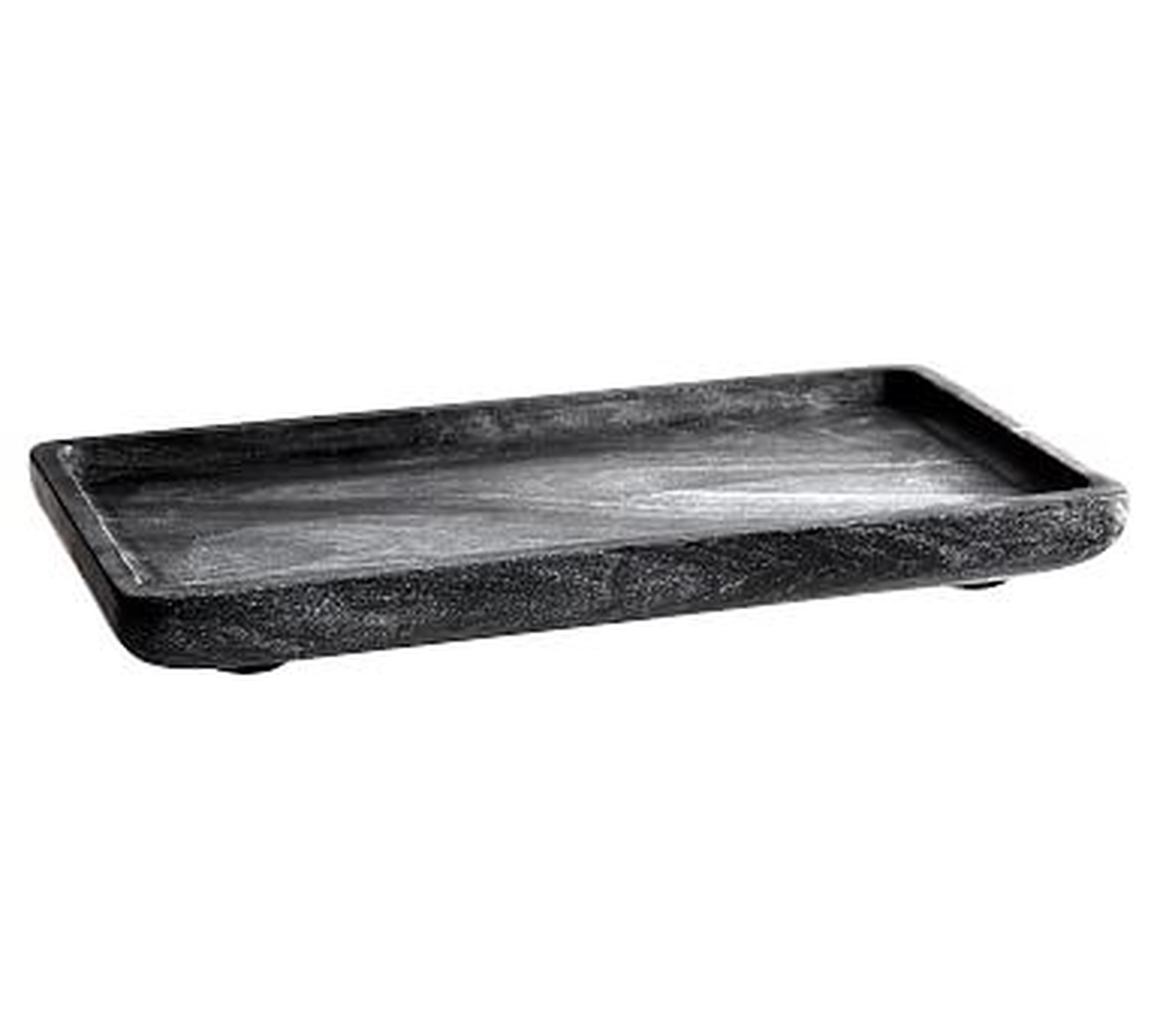Marble Accessories, Tray, Black - Pottery Barn