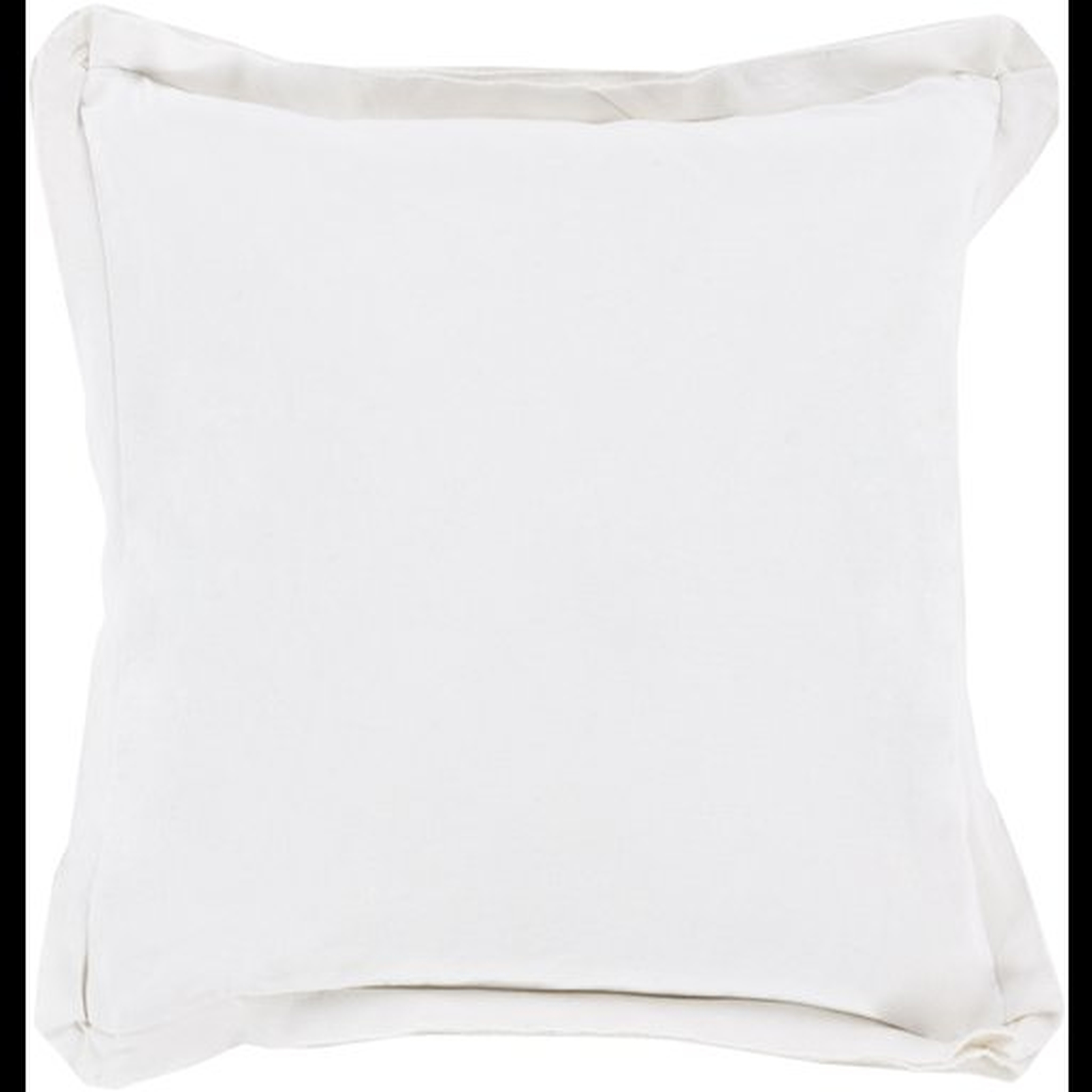 Triple Flange Throw Pillow, 18" x 18", with poly insert - Surya