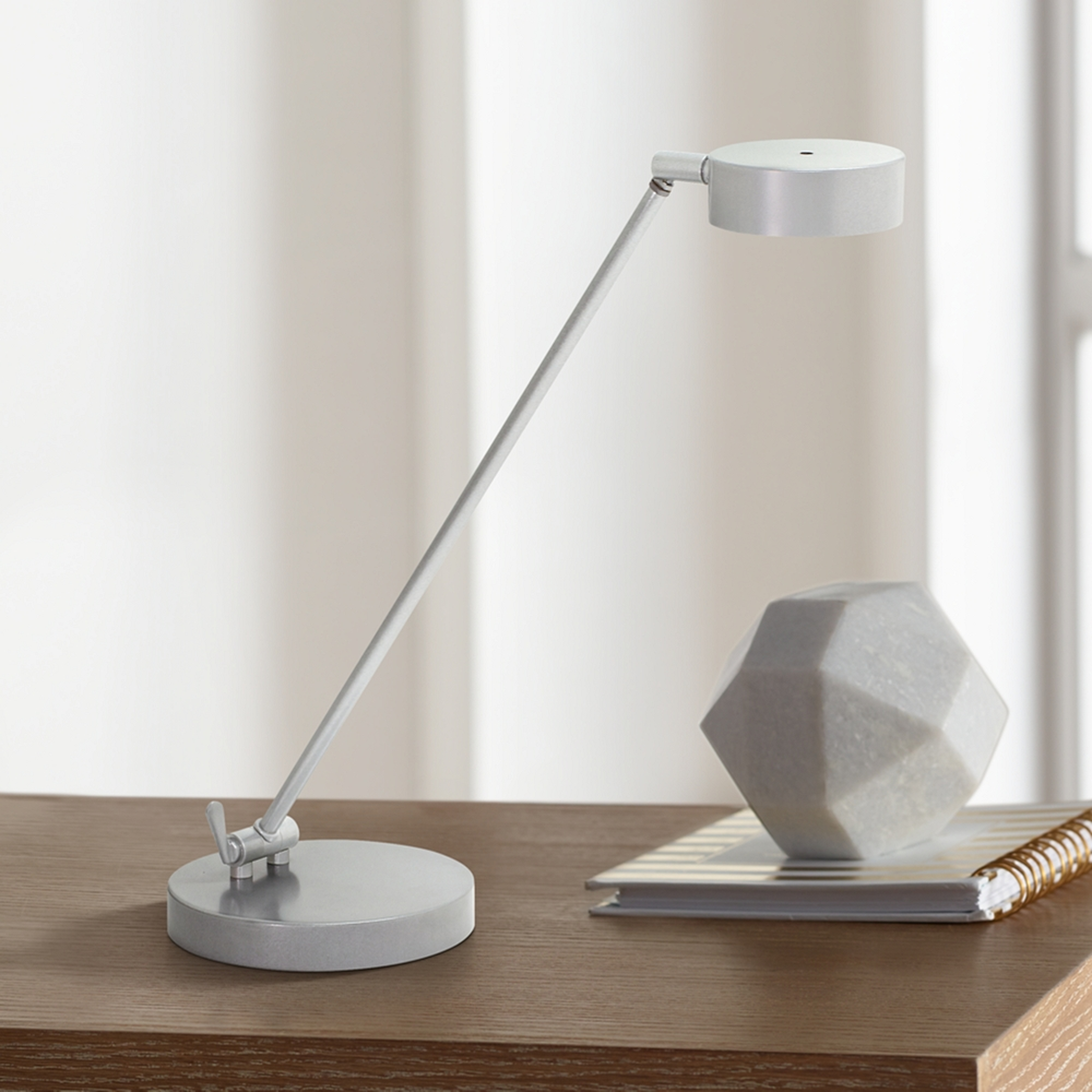 House of Troy Generation Platinum Gray LED Desk Lamp - Style # 1D736 - Lamps Plus