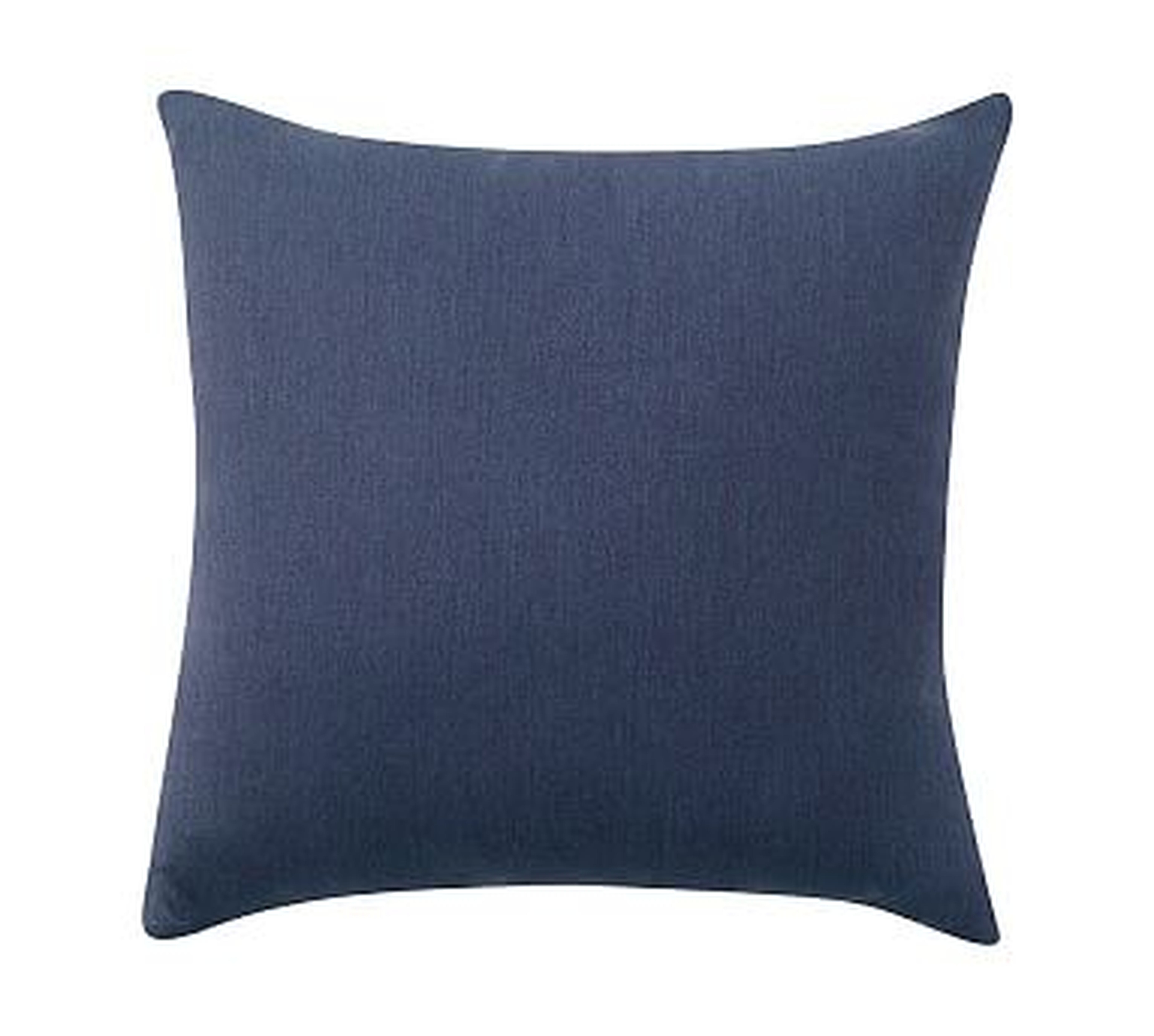 Sunbrella(R) Solid Indoor/Outdoor Knife-Edge Pillow, 18", Cobalt Blue - Pottery Barn