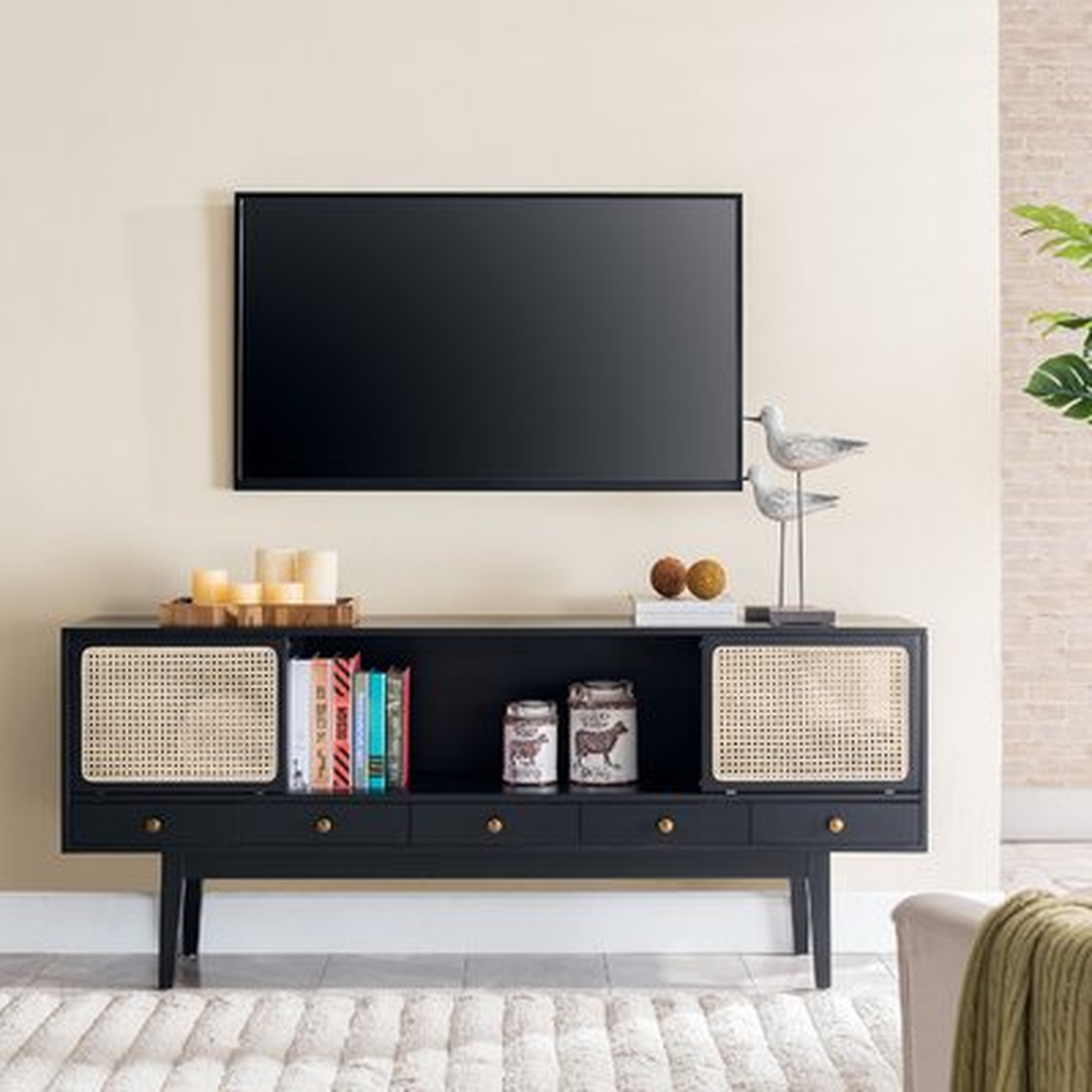 Dwight Cabinet/Enclosed storage TV Stand for TVs up to 70 inches - AllModern