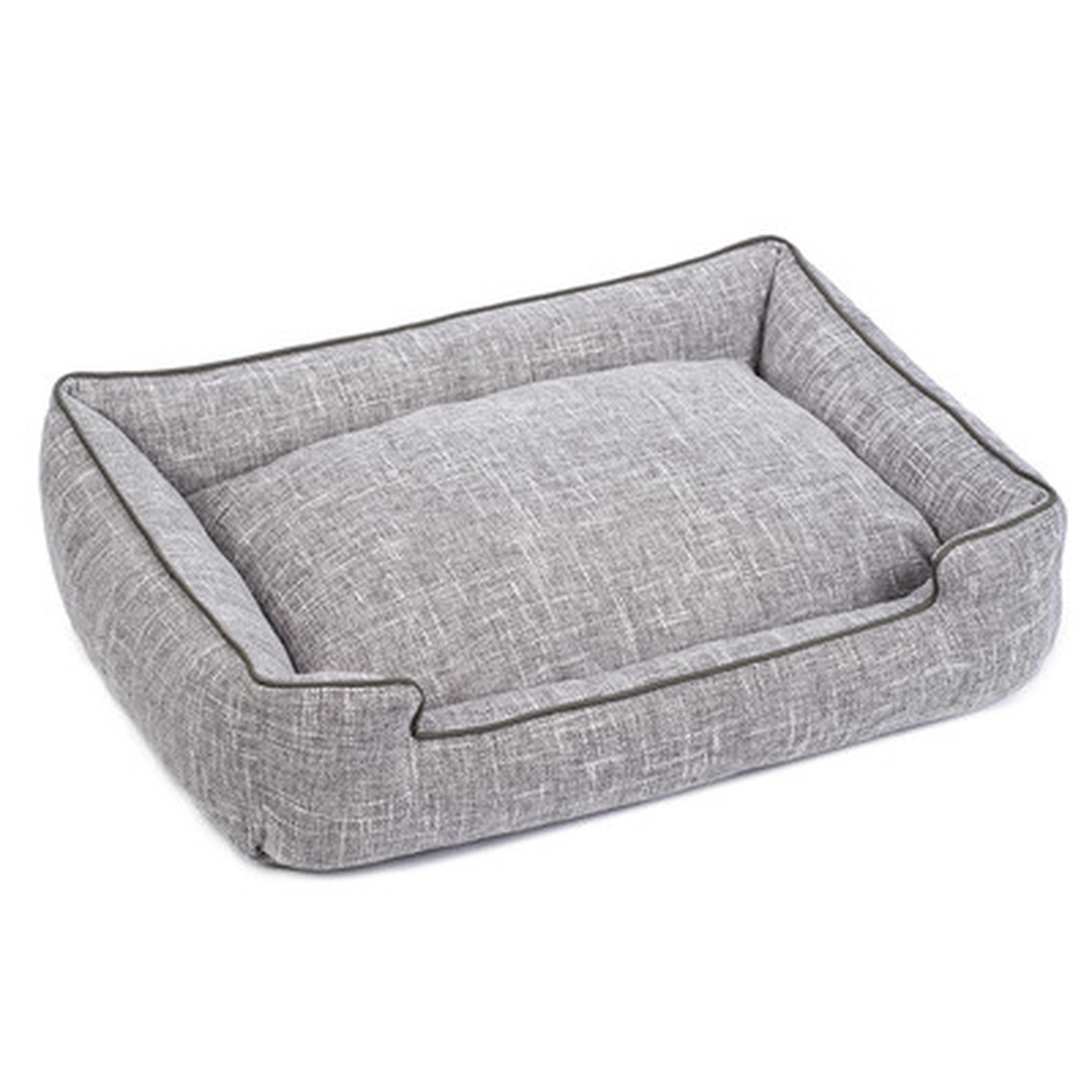 Harper Textured Woven Lounge Dog Bed - Wayfair