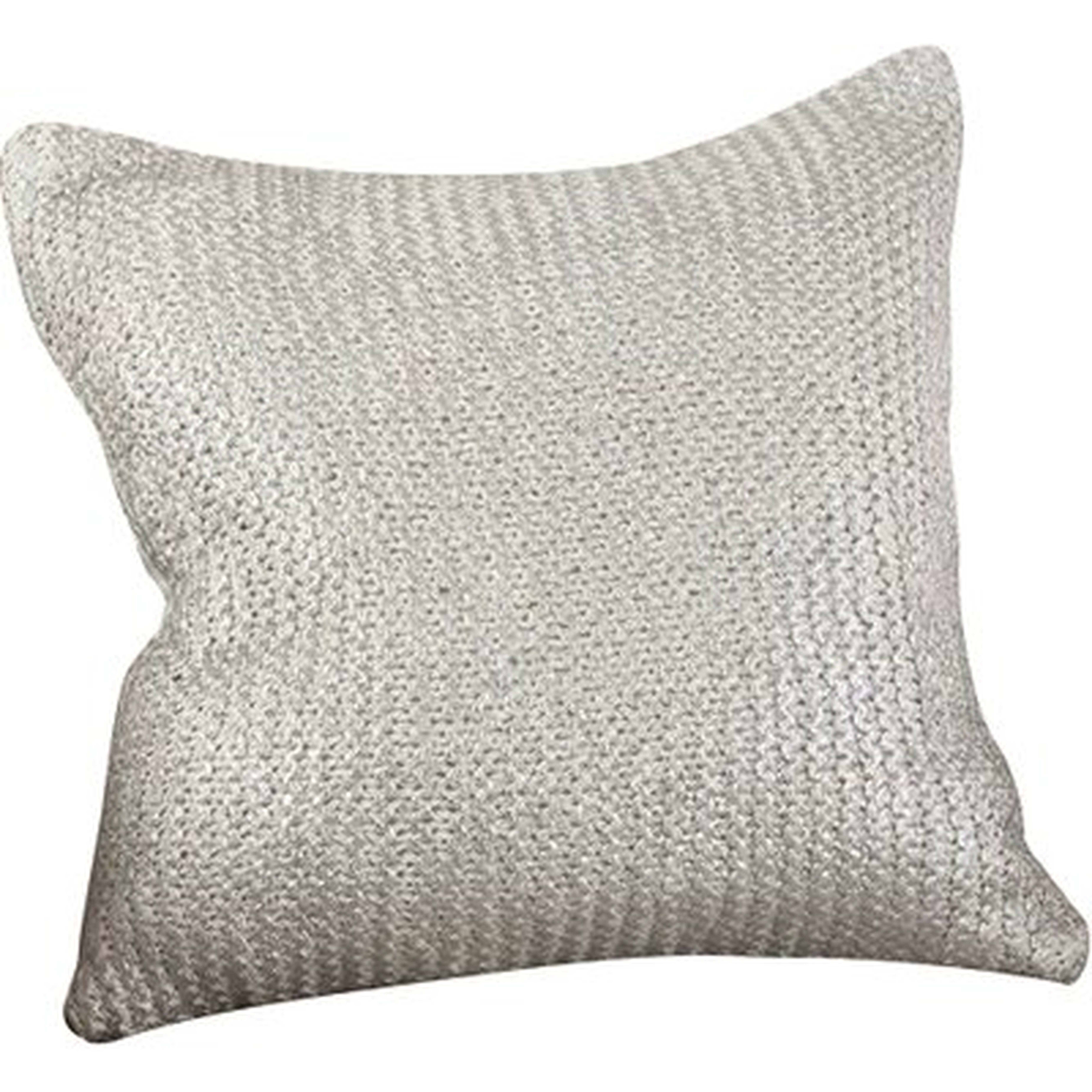 Hiran Knitted Cotton Throw Pillow - Wayfair