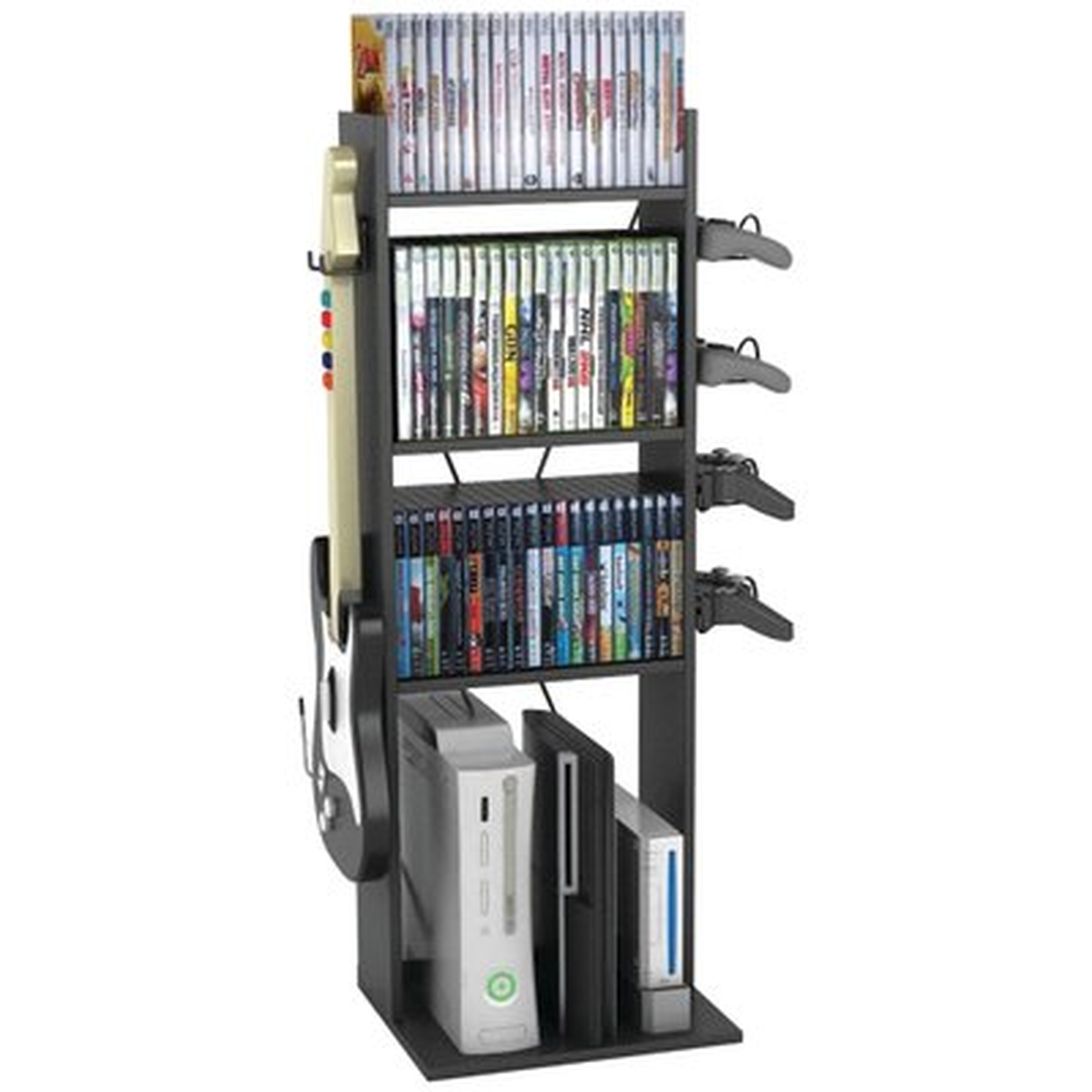Game Central Multimedia Storage Rack - Wayfair