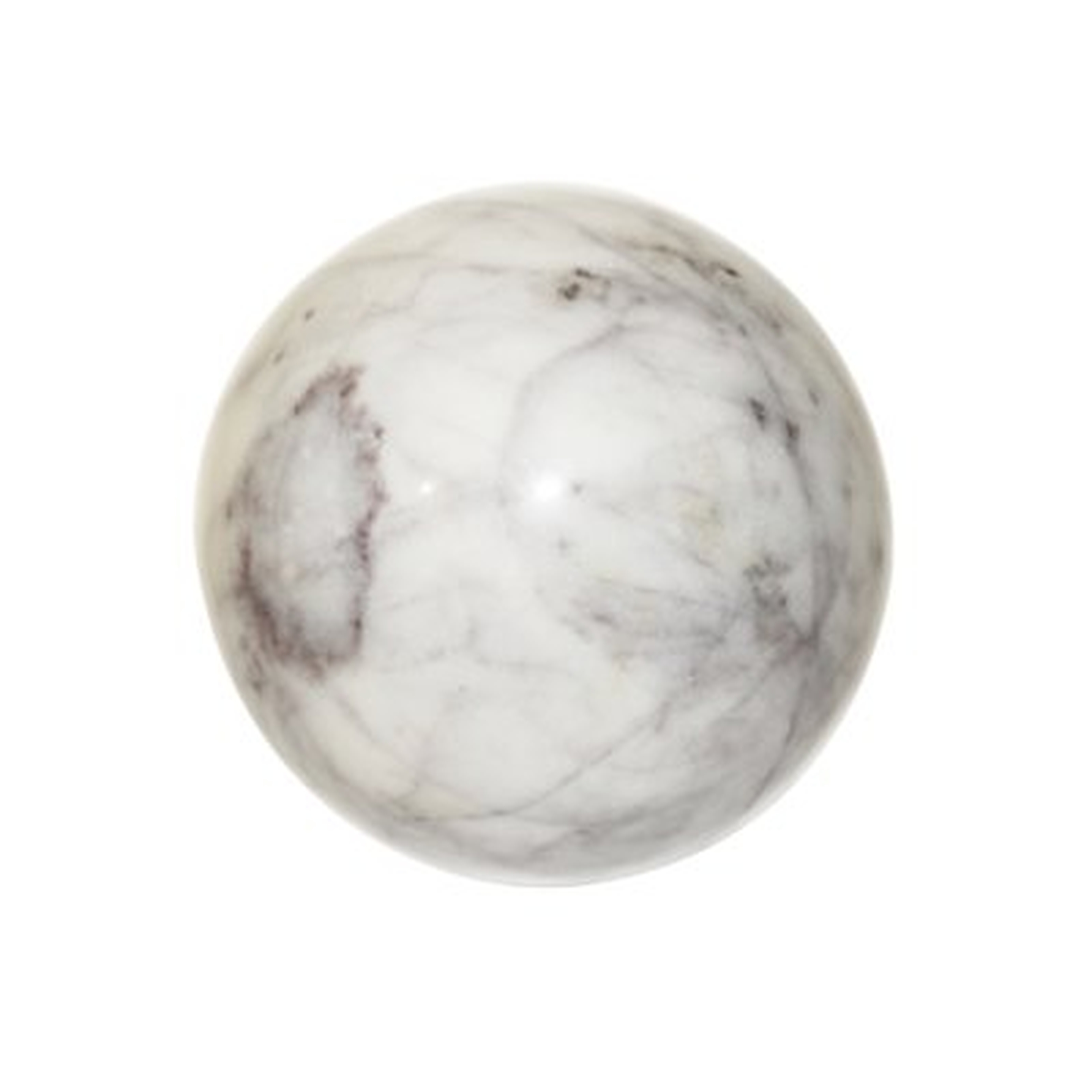 Gwinn Marble Solid Ball - Wayfair