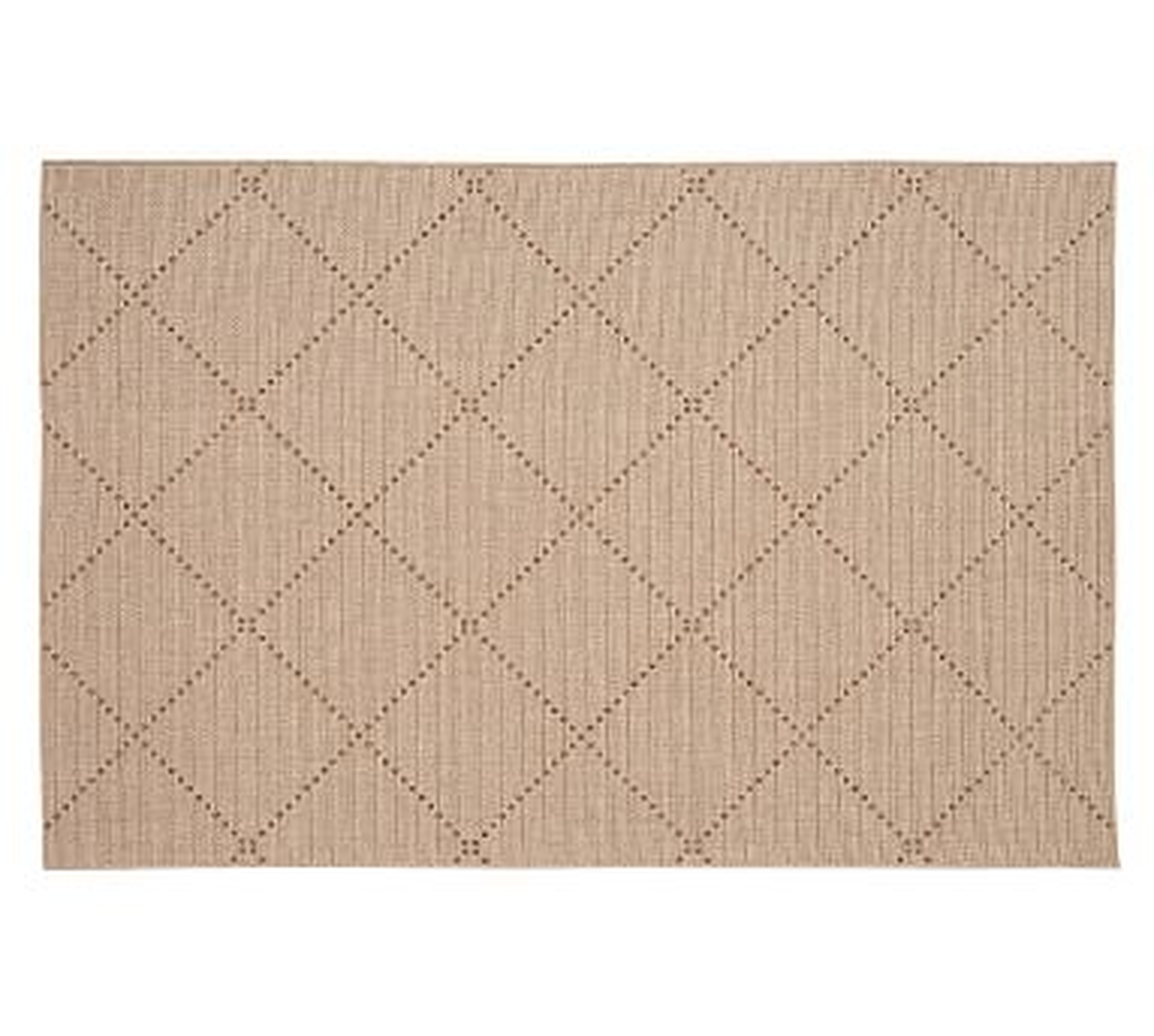 Kimmy Handwoven Outdoor Rug, 8 x 10', Natural/Earth - Pottery Barn