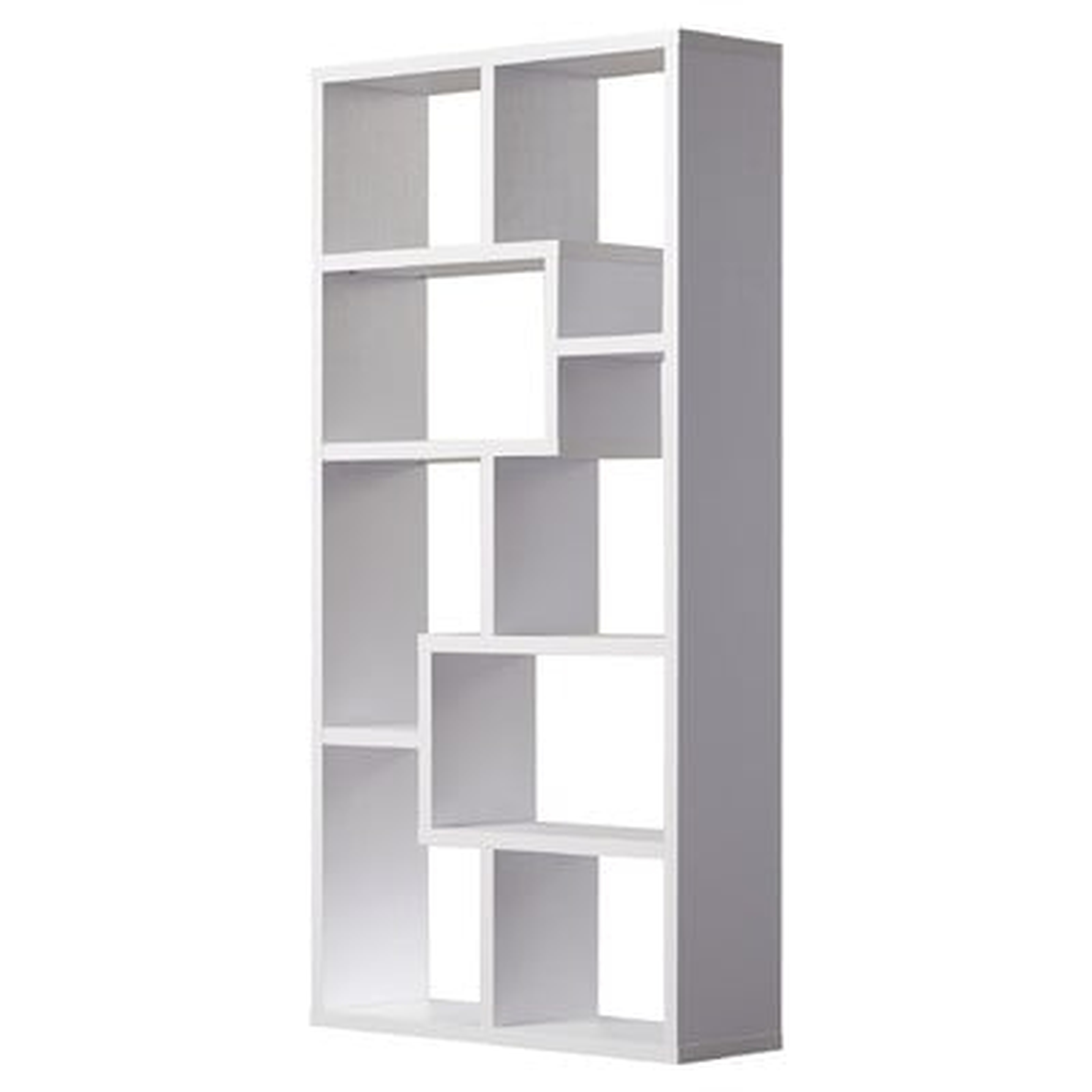 Chrysanthos Geometric Bookcase (Back in Stock Sep 23, 2020) - AllModern