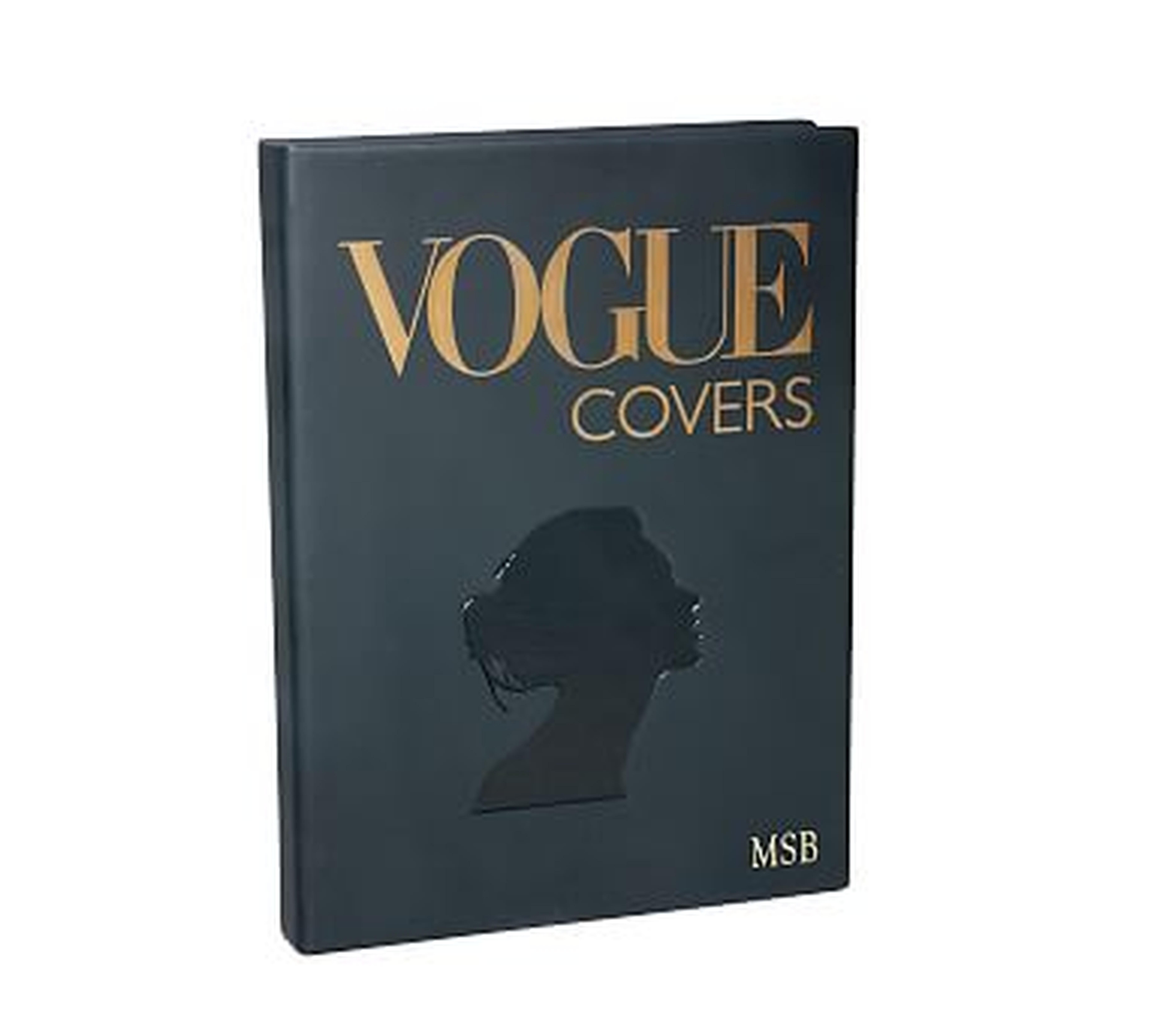 Vogue Covers Leather Book - Pottery Barn