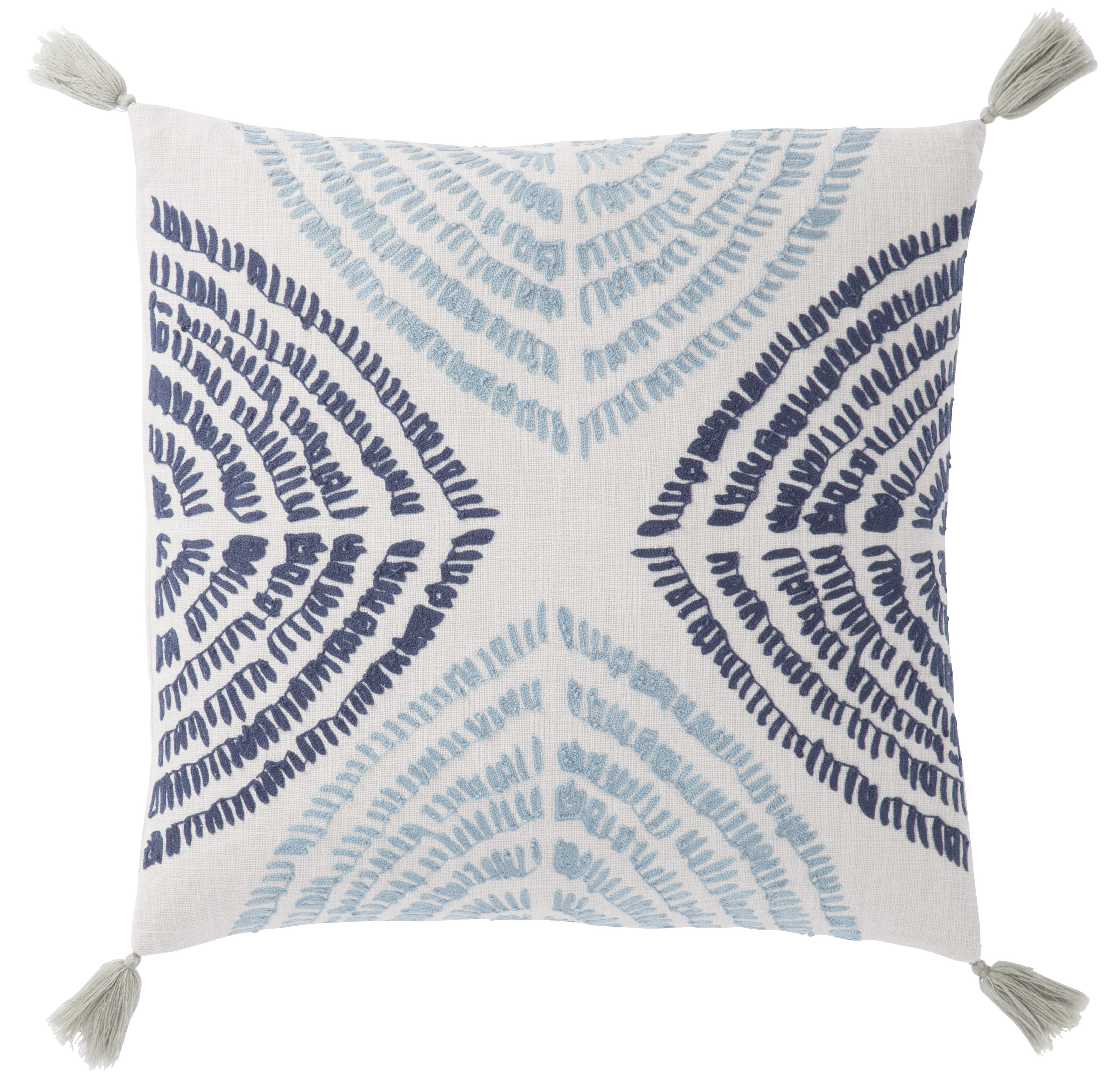 Design (US) Blue 22"X22" Pillow - Collective Weavers