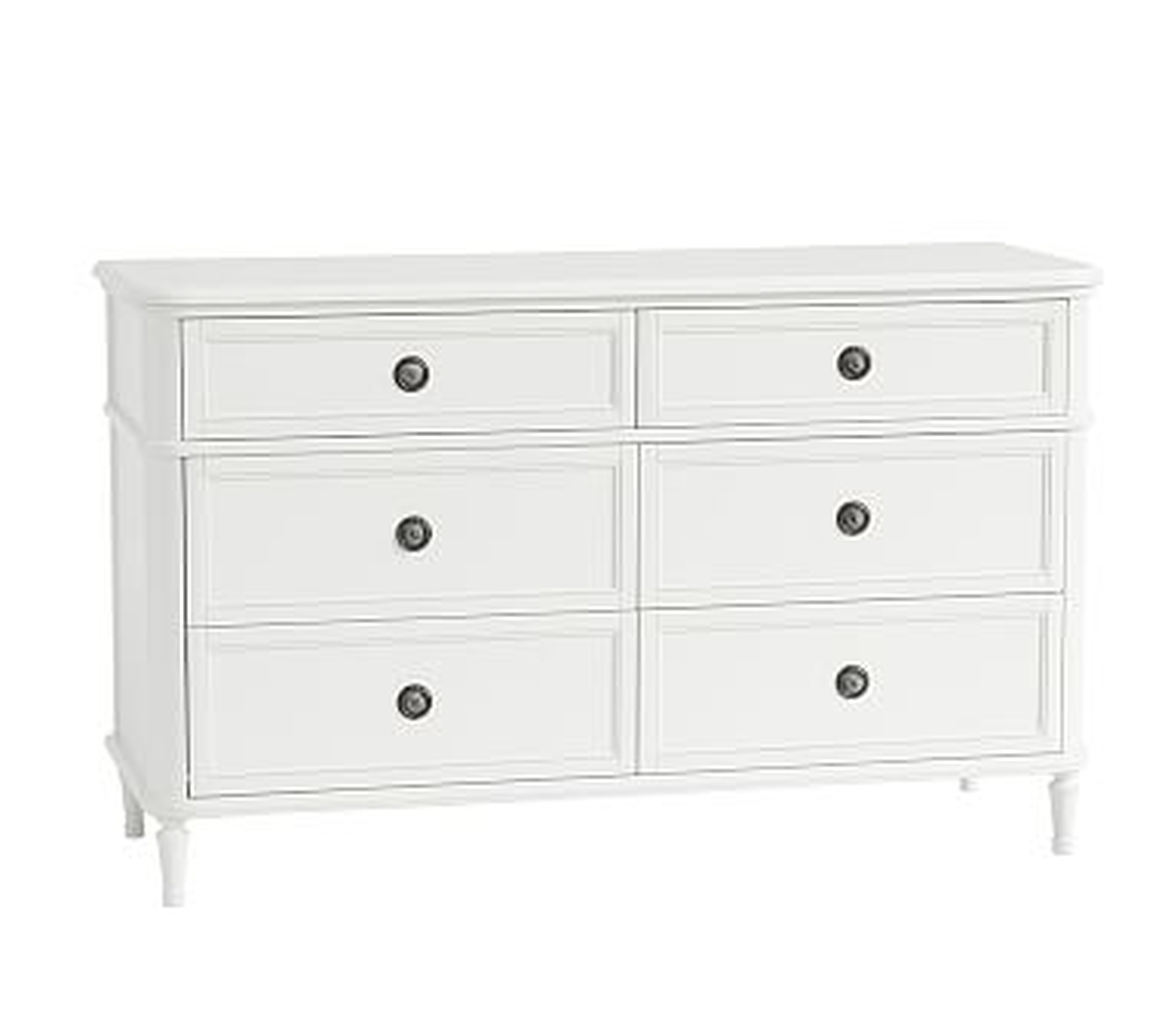 Colette Extra Wide Dresser, Simply White, Flat Rate - Pottery Barn Kids