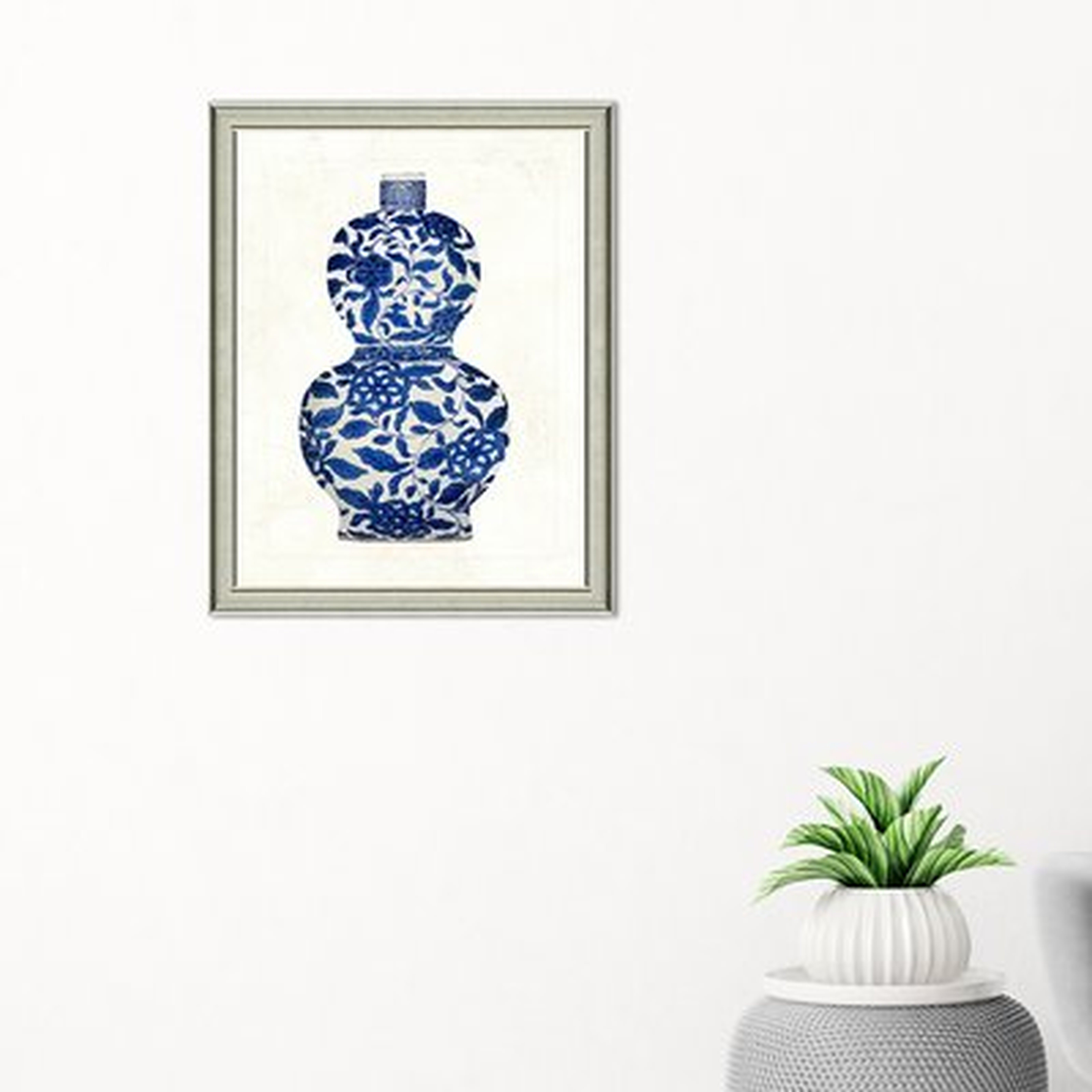 'Porcelain Vase' Picture Frame Graphic Art - Birch Lane