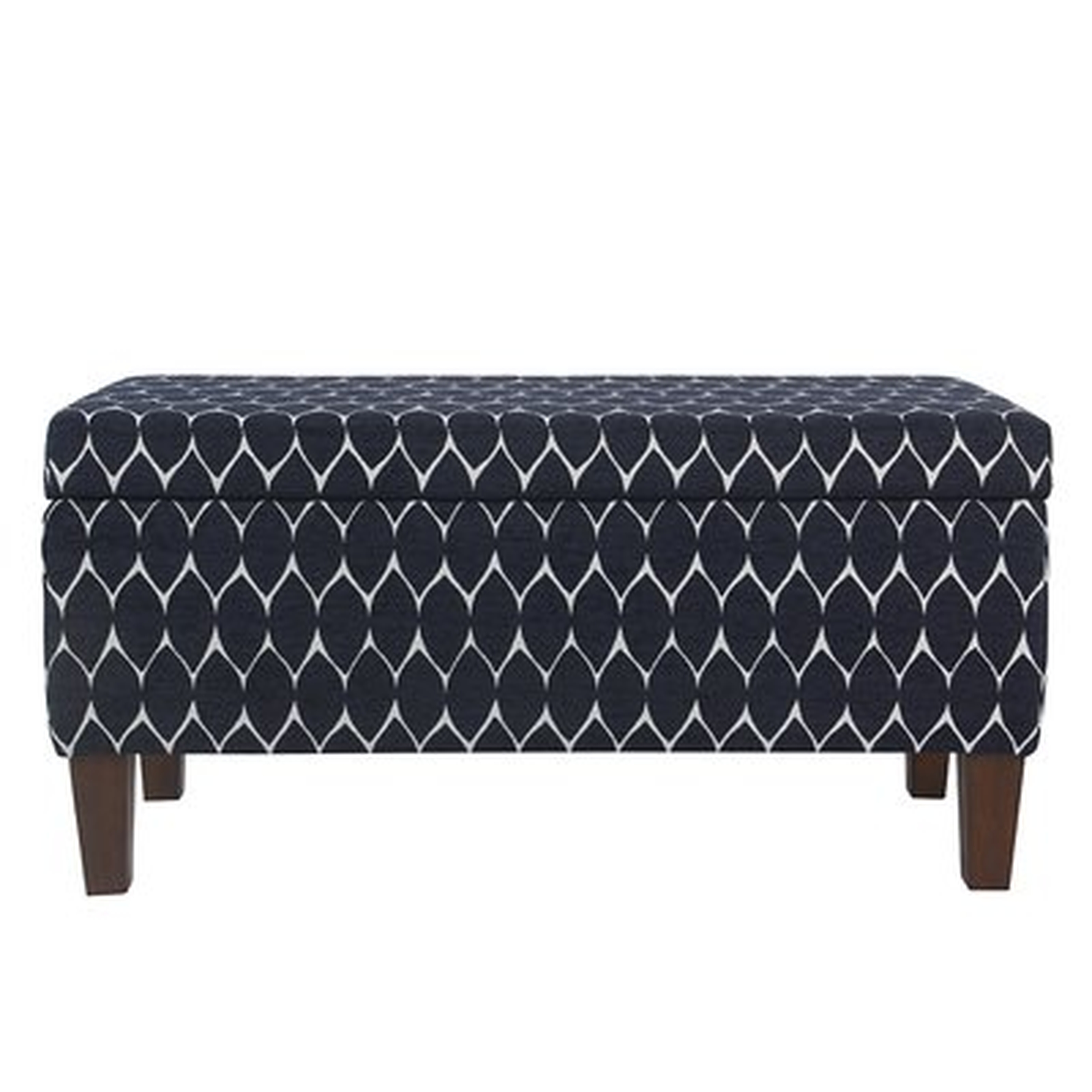 Genoveva Textured Upholstered Storage Bench - Wayfair