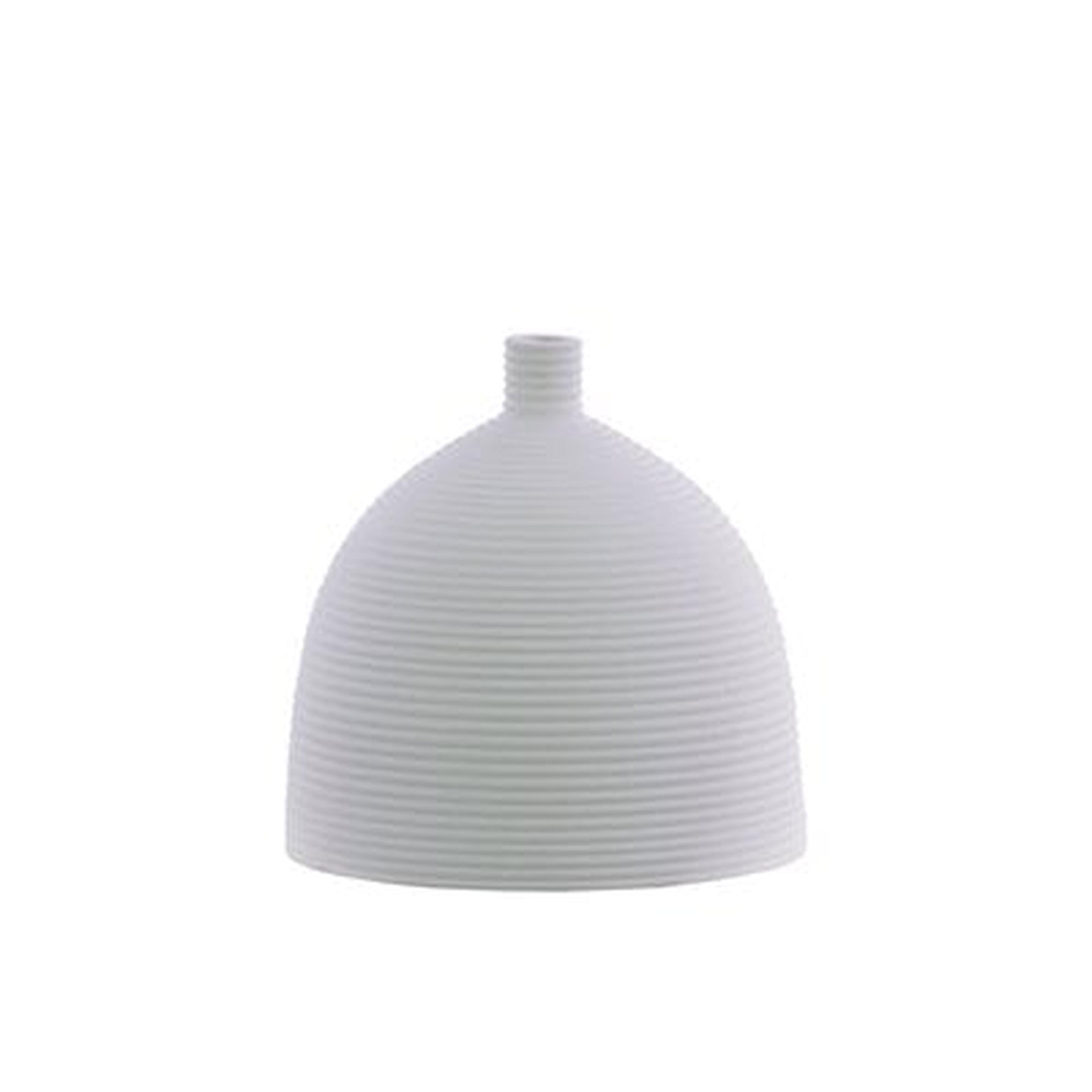 Ledbetter Ceramic Bellied Round Table Vase - Wayfair