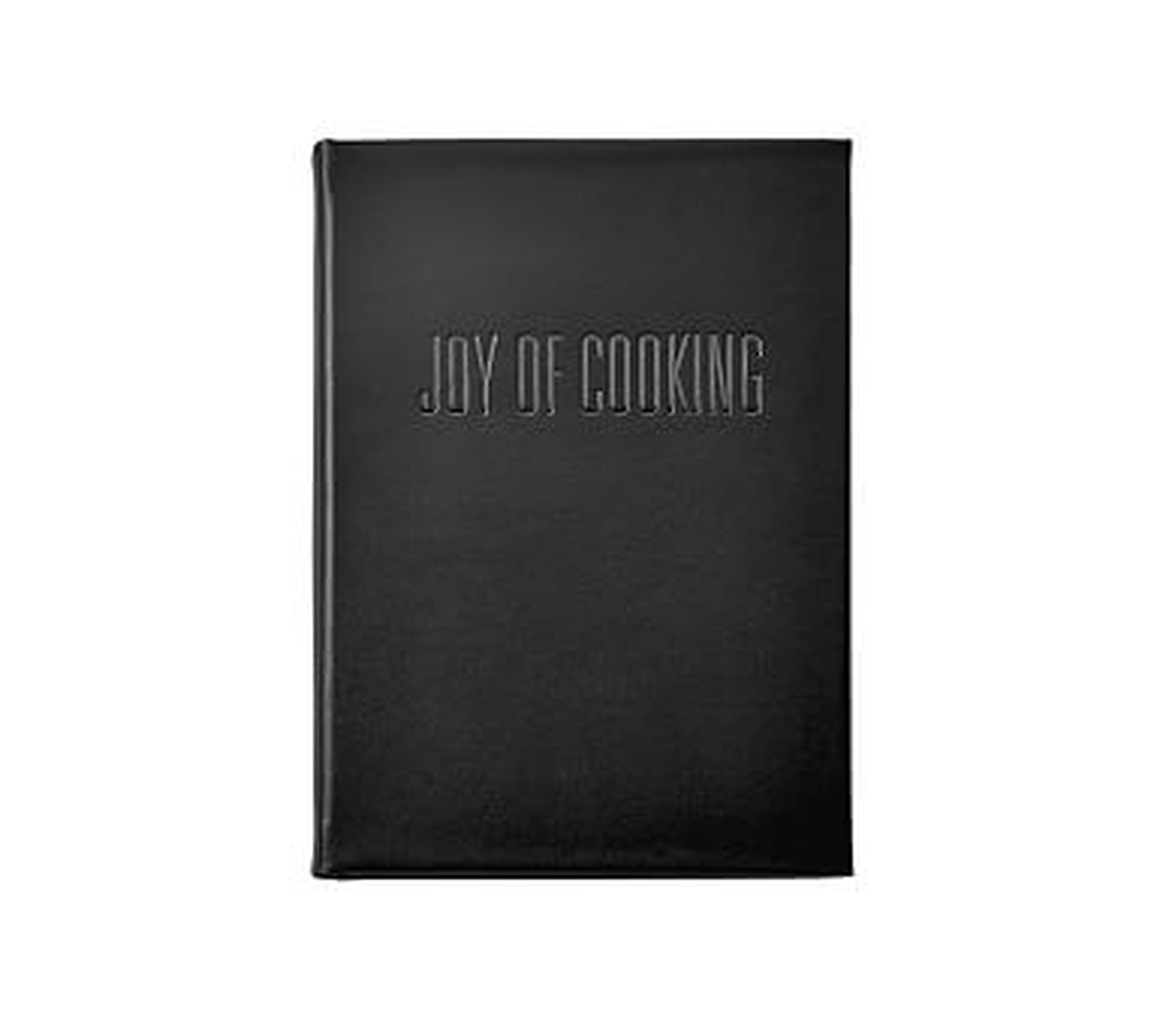 The Joy of Cooking Leather Book, Black - Pottery Barn