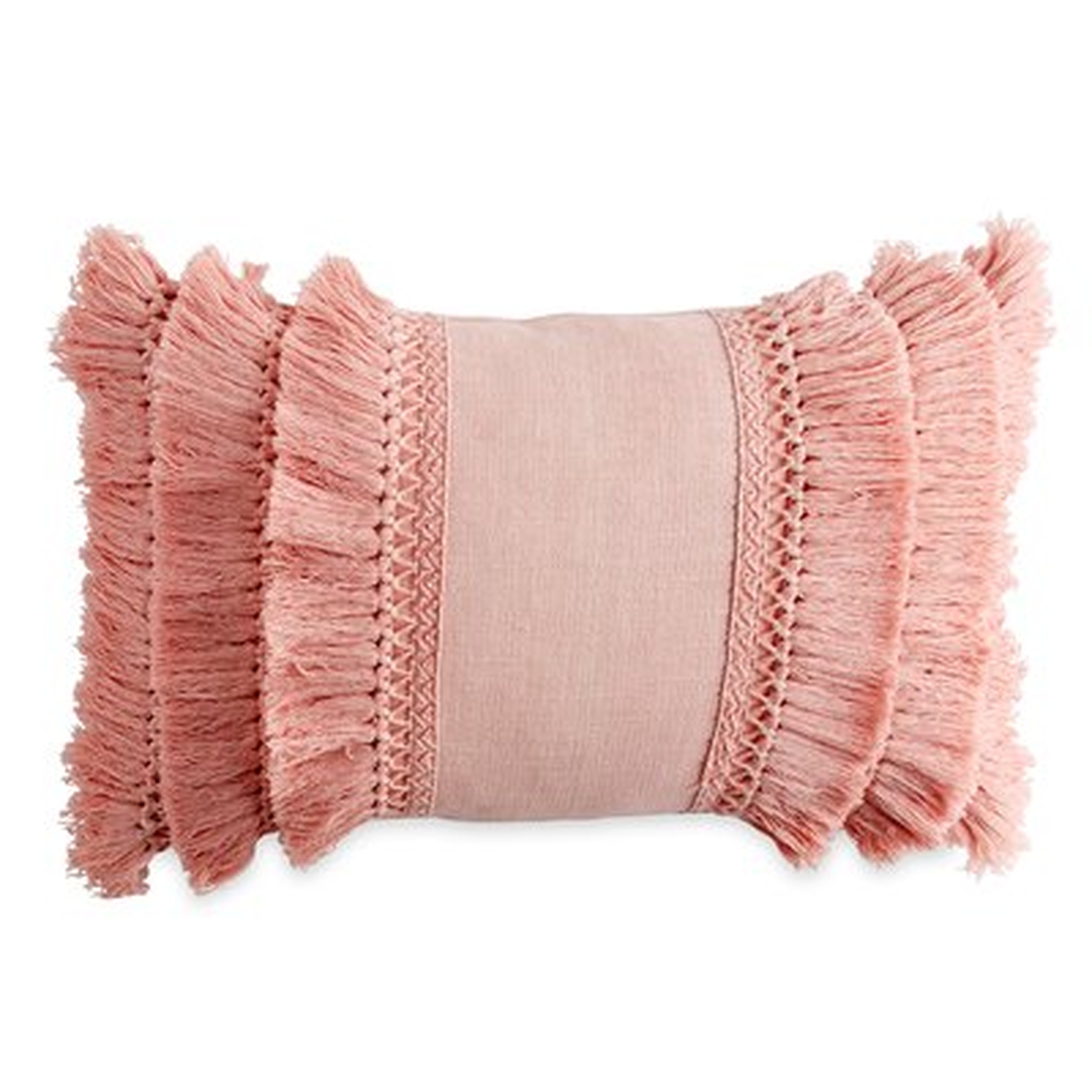 Jacky Fringe Decorative Cotton Throw Pillow - Wayfair