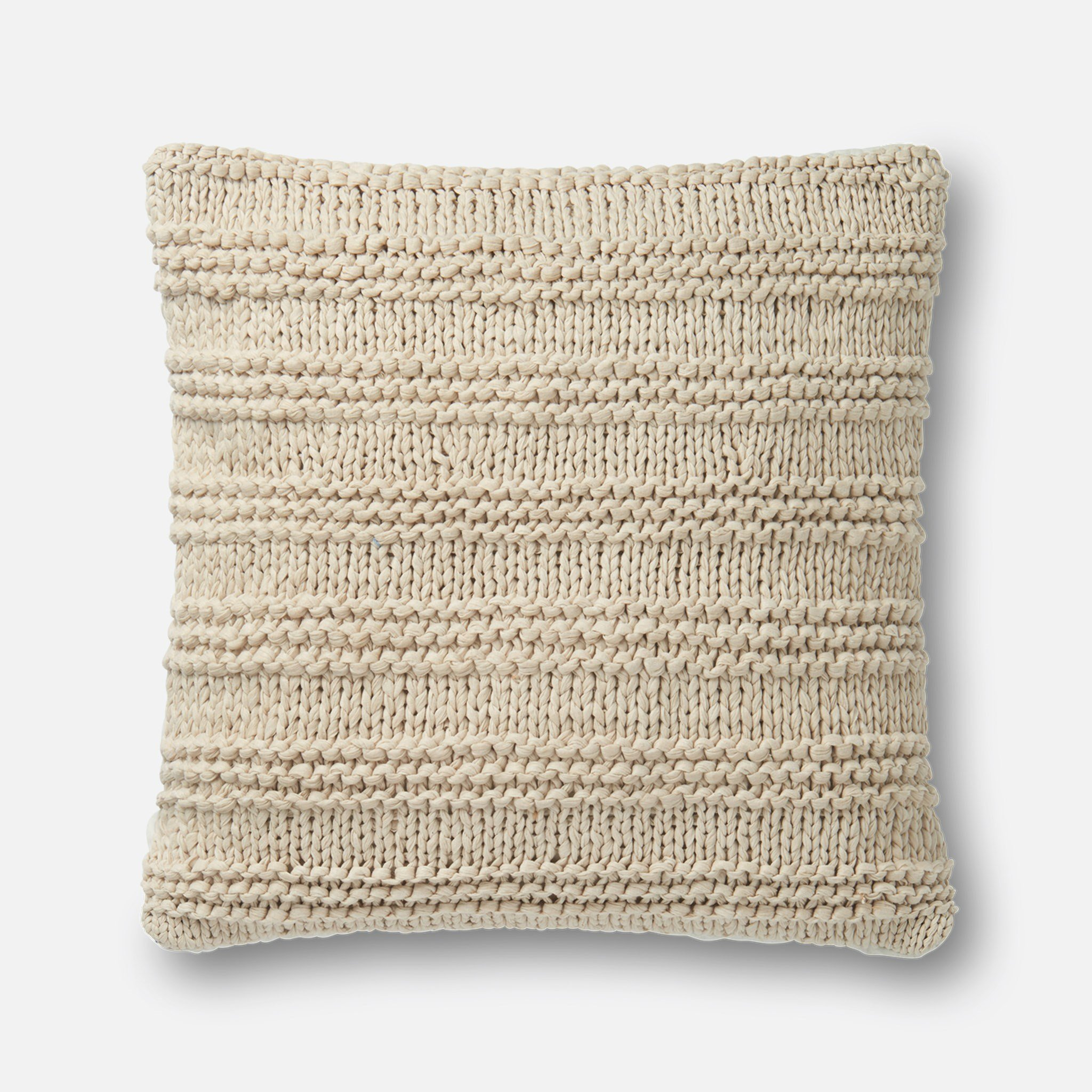PILLOWS - BEIGE 22x22 cover - Loloi Rugs