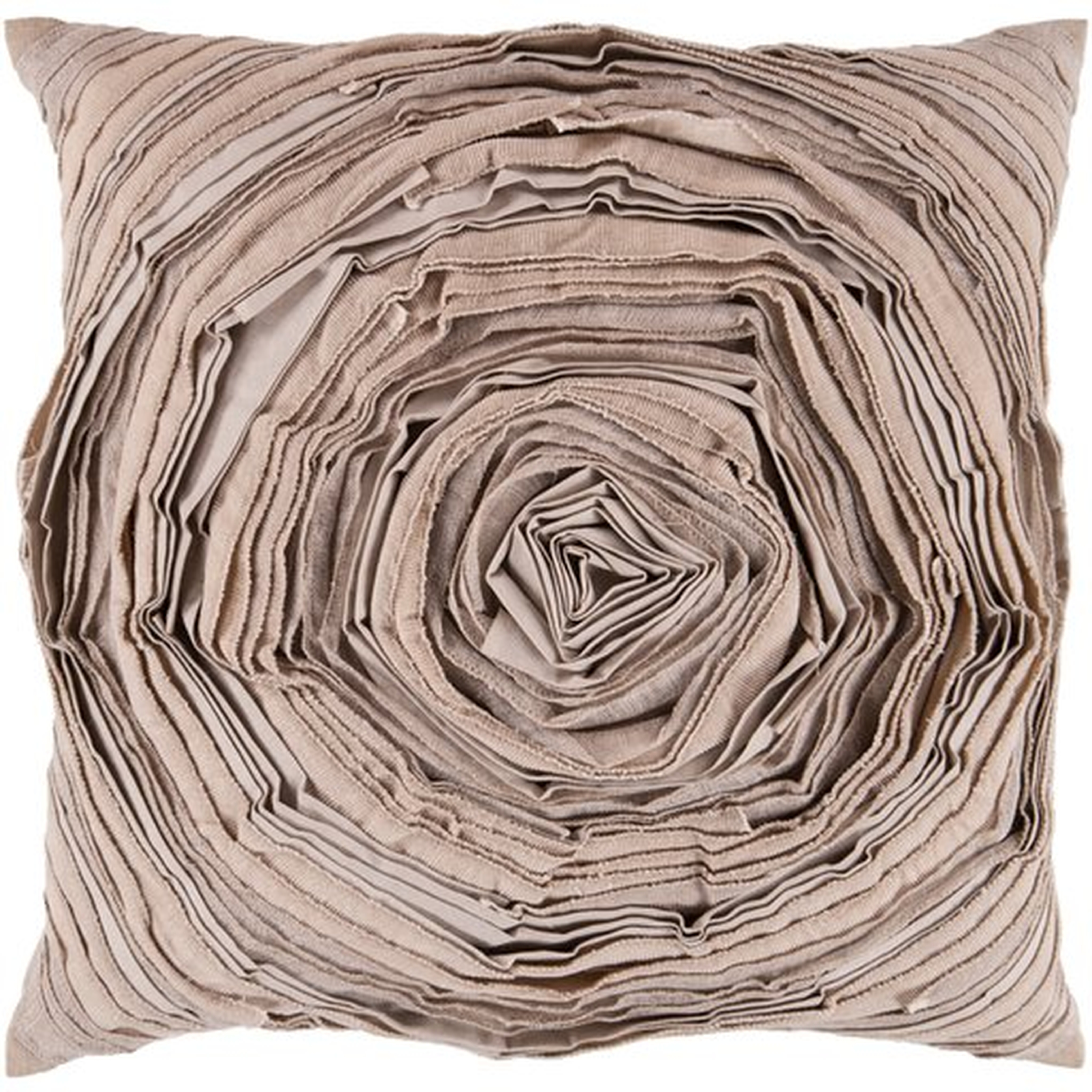 Rustic Romance Throw Pillow, 18" x 18", with poly insert - Surya