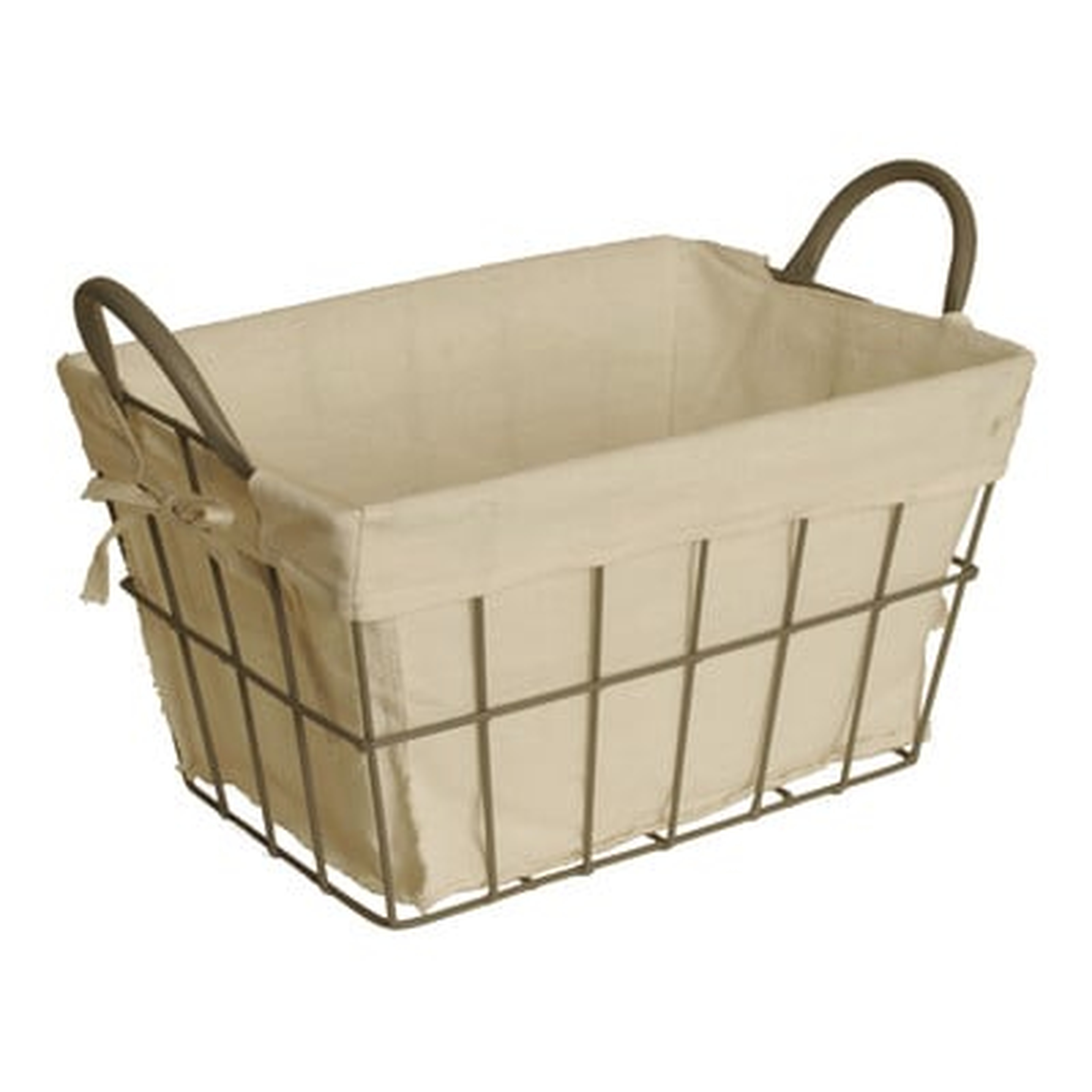 Decorative Storage Metal Basket - Wayfair