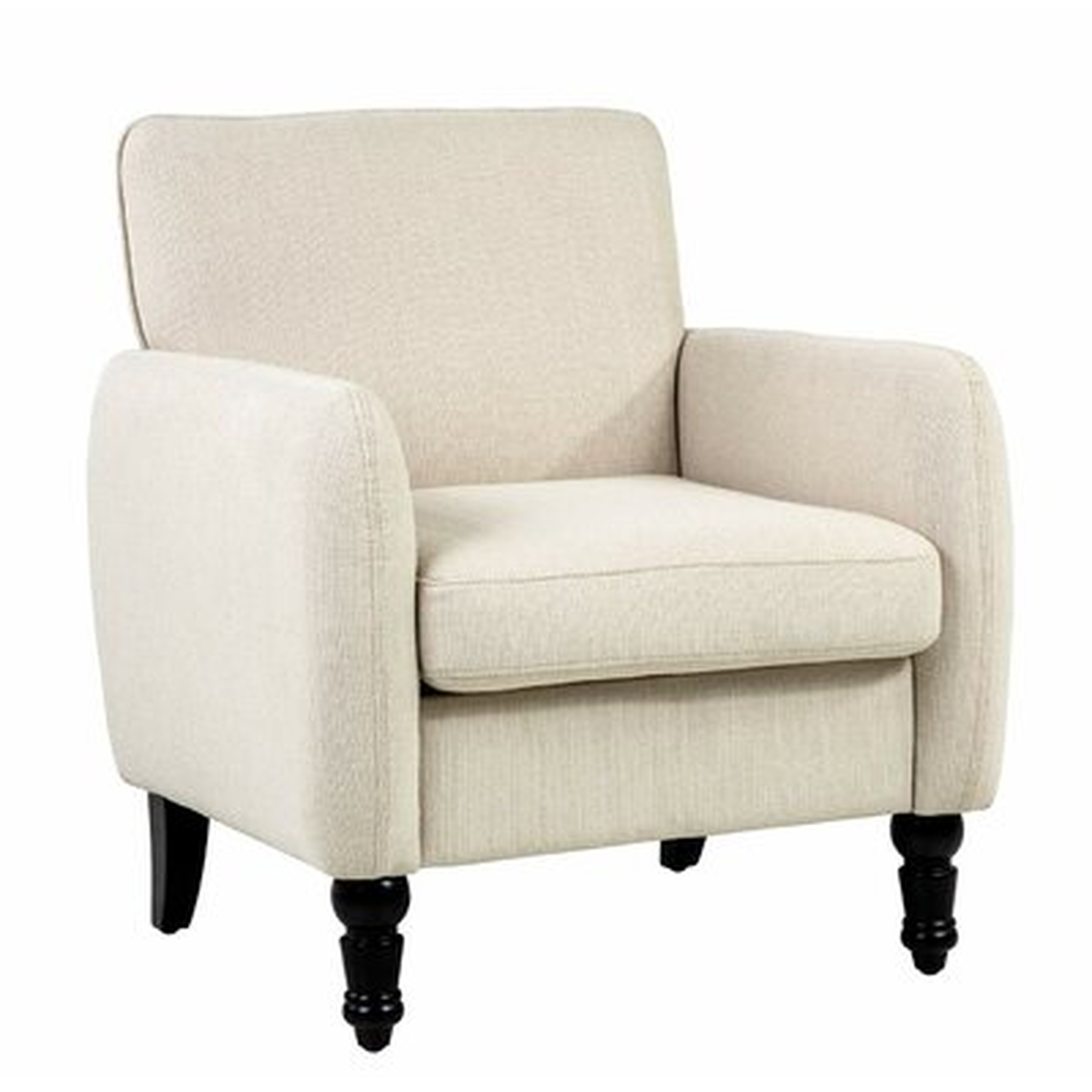 Bekbele Modern Fabric Accent Arm Chair-Beige - Wayfair