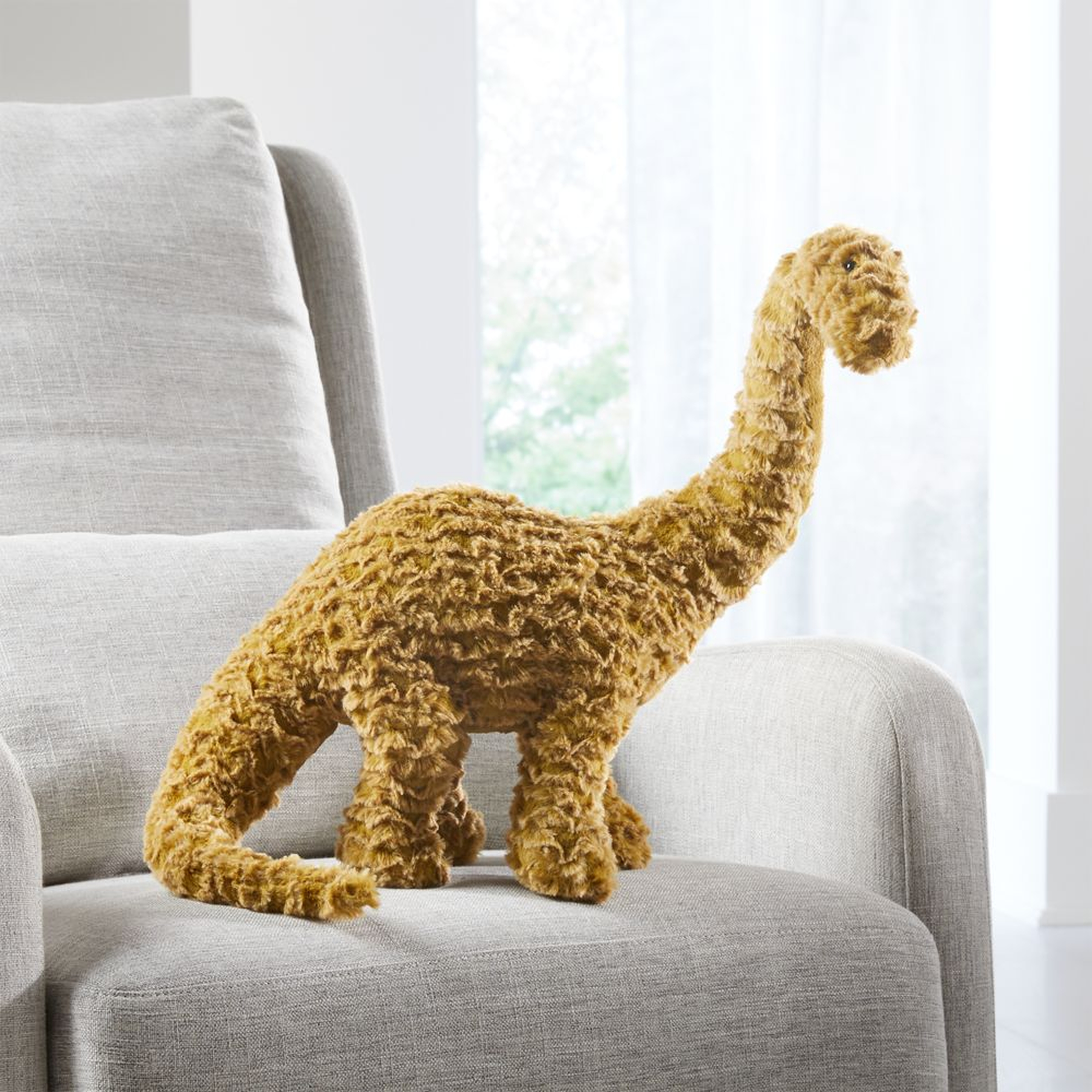 Jellycat ® Green Large Delaney Diplodocus - Crate and Barrel