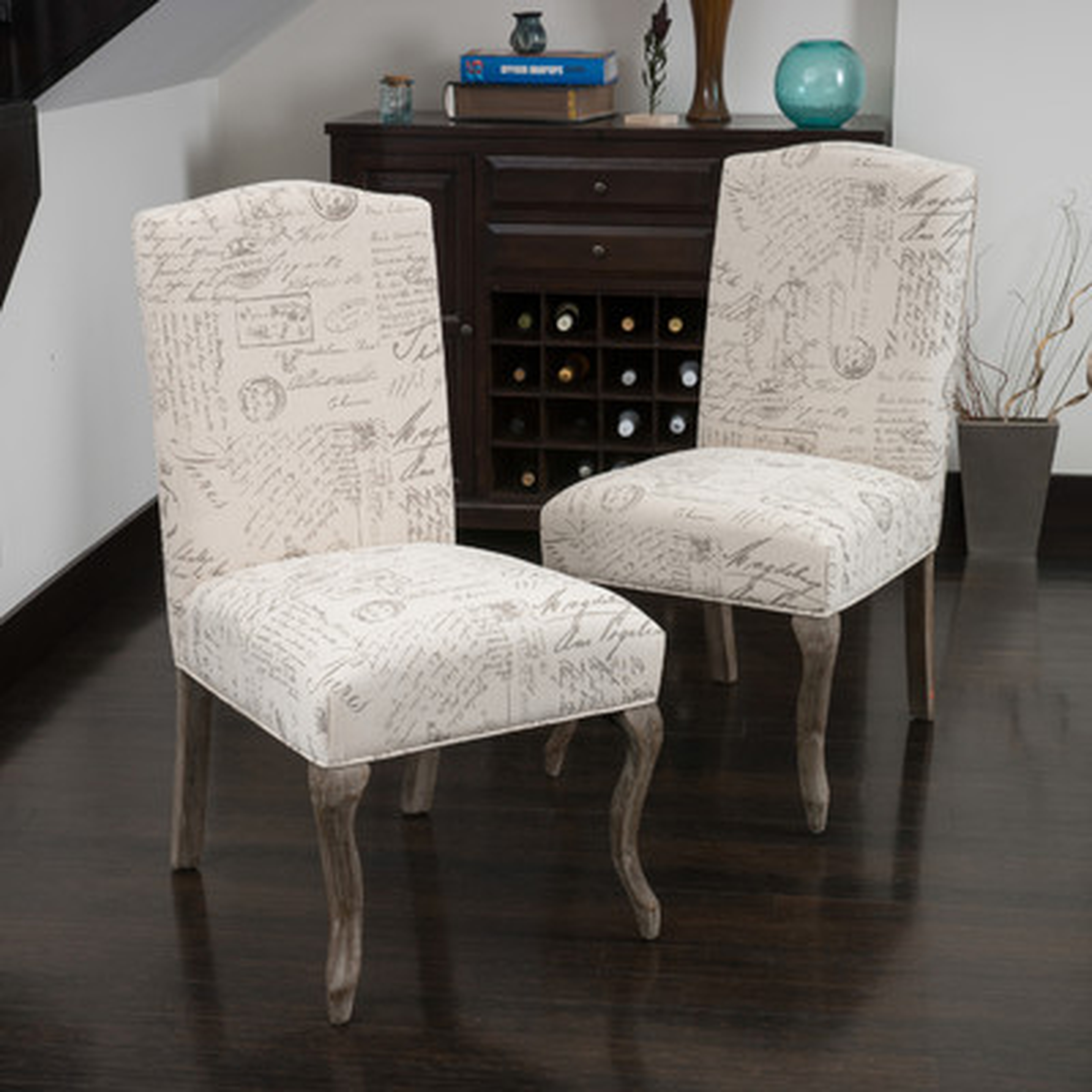 LaSalle Upholstered Parsons Chair (Set of 2) - Wayfair