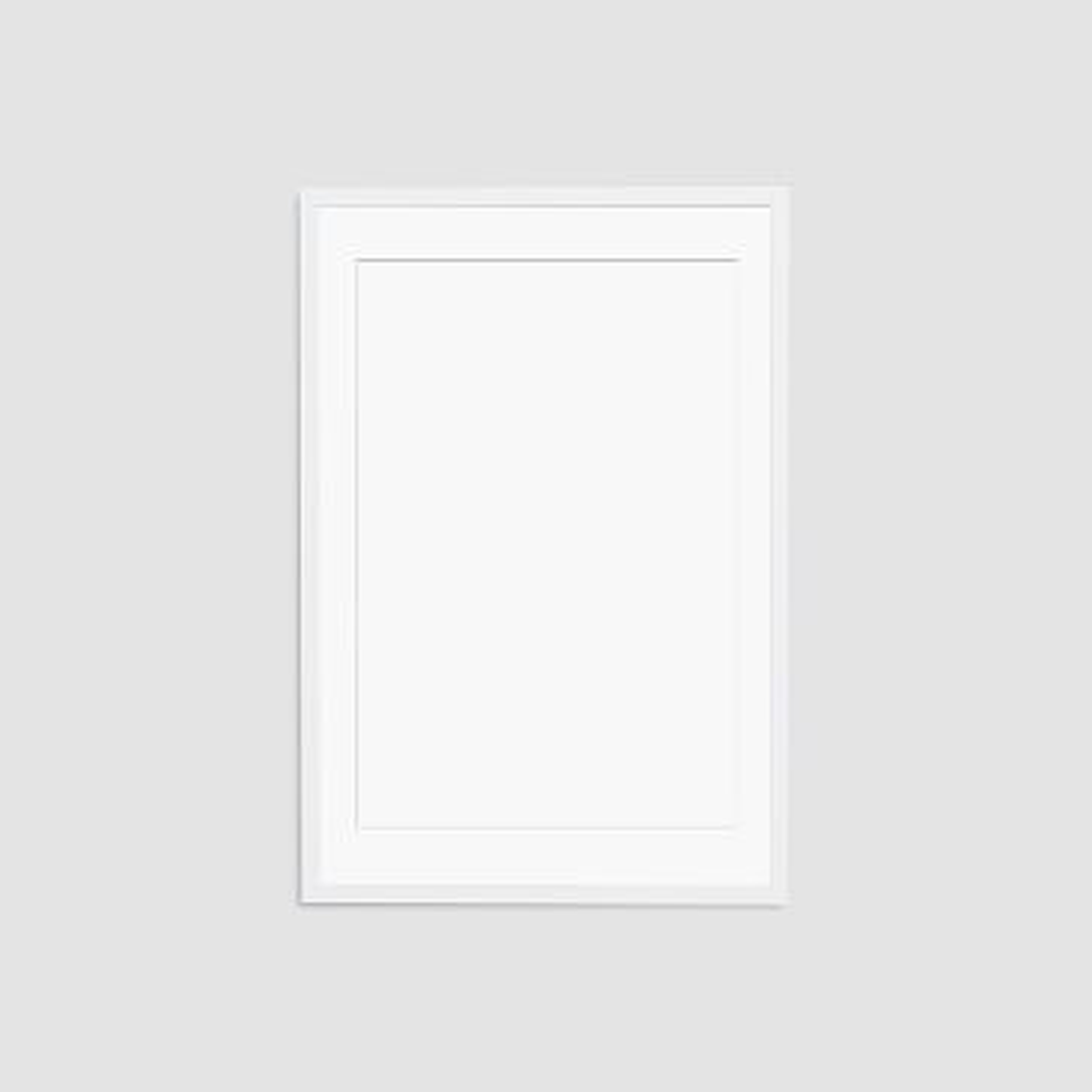 Simply Framed Gallery Frame, White/Mat, 24"X36" - West Elm