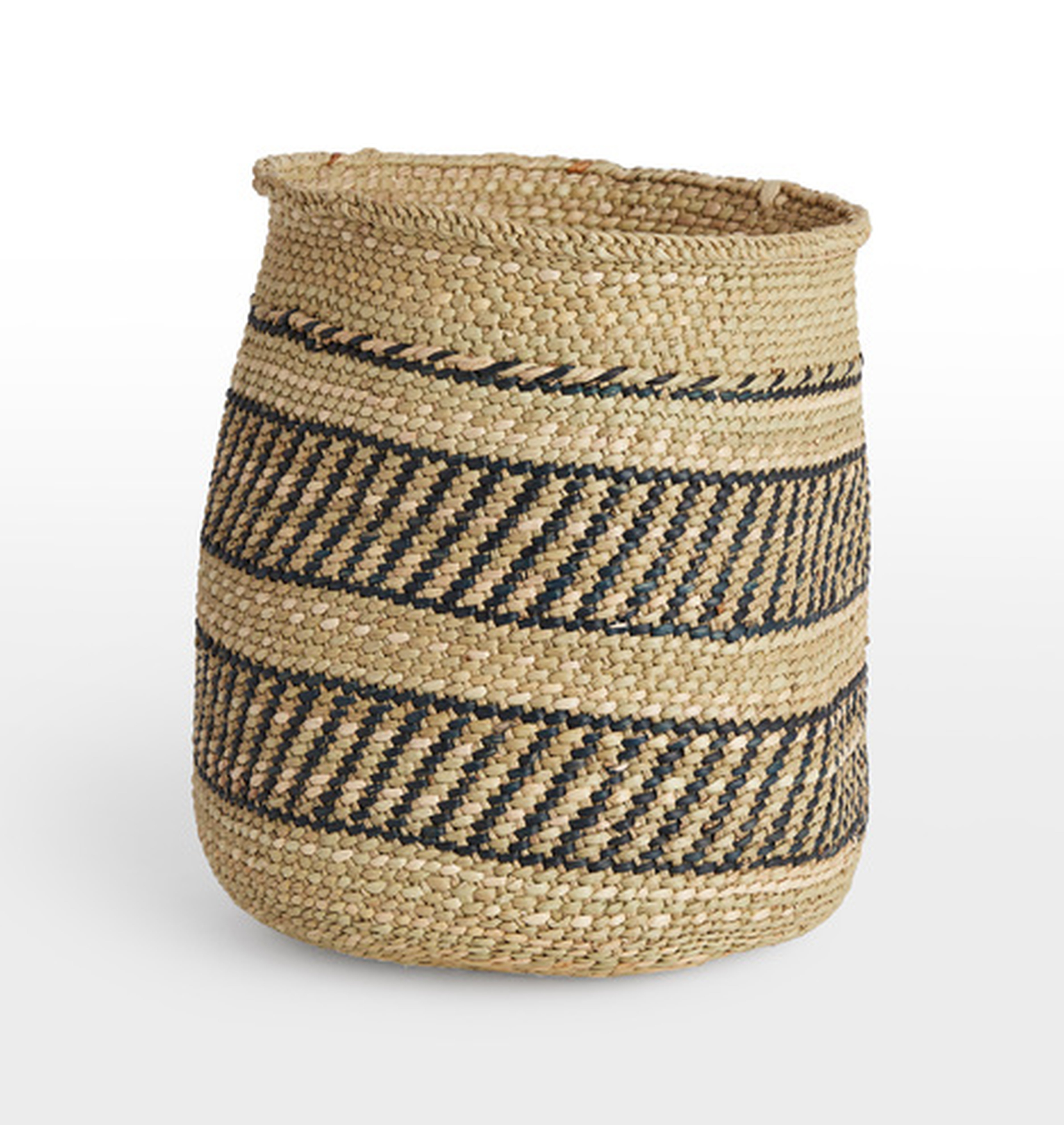 Iringa Basket - Black Stripe - Rejuvenation