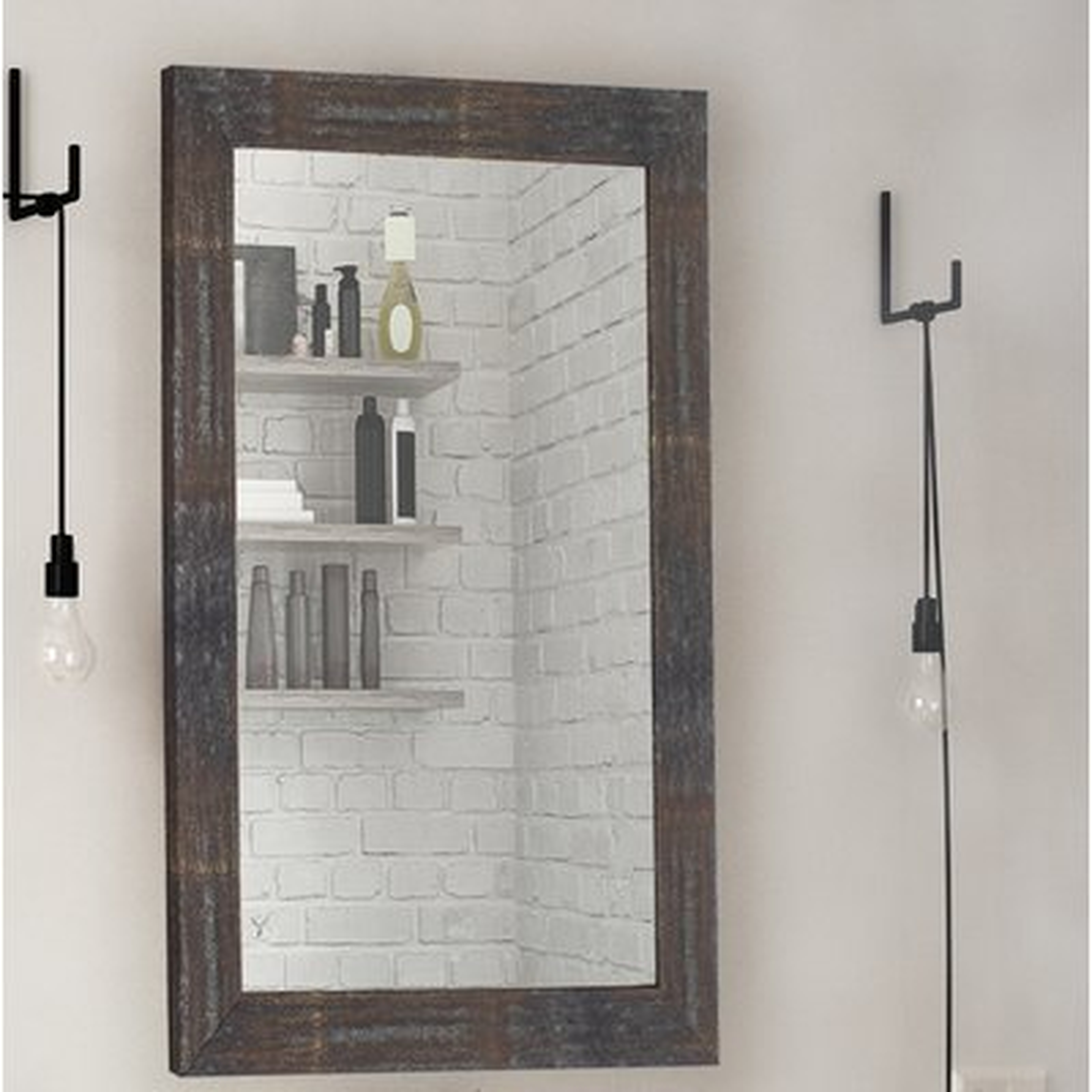 Edmonia Iron Age Oxidized Bathroom/Vanity Mirror - Wayfair
