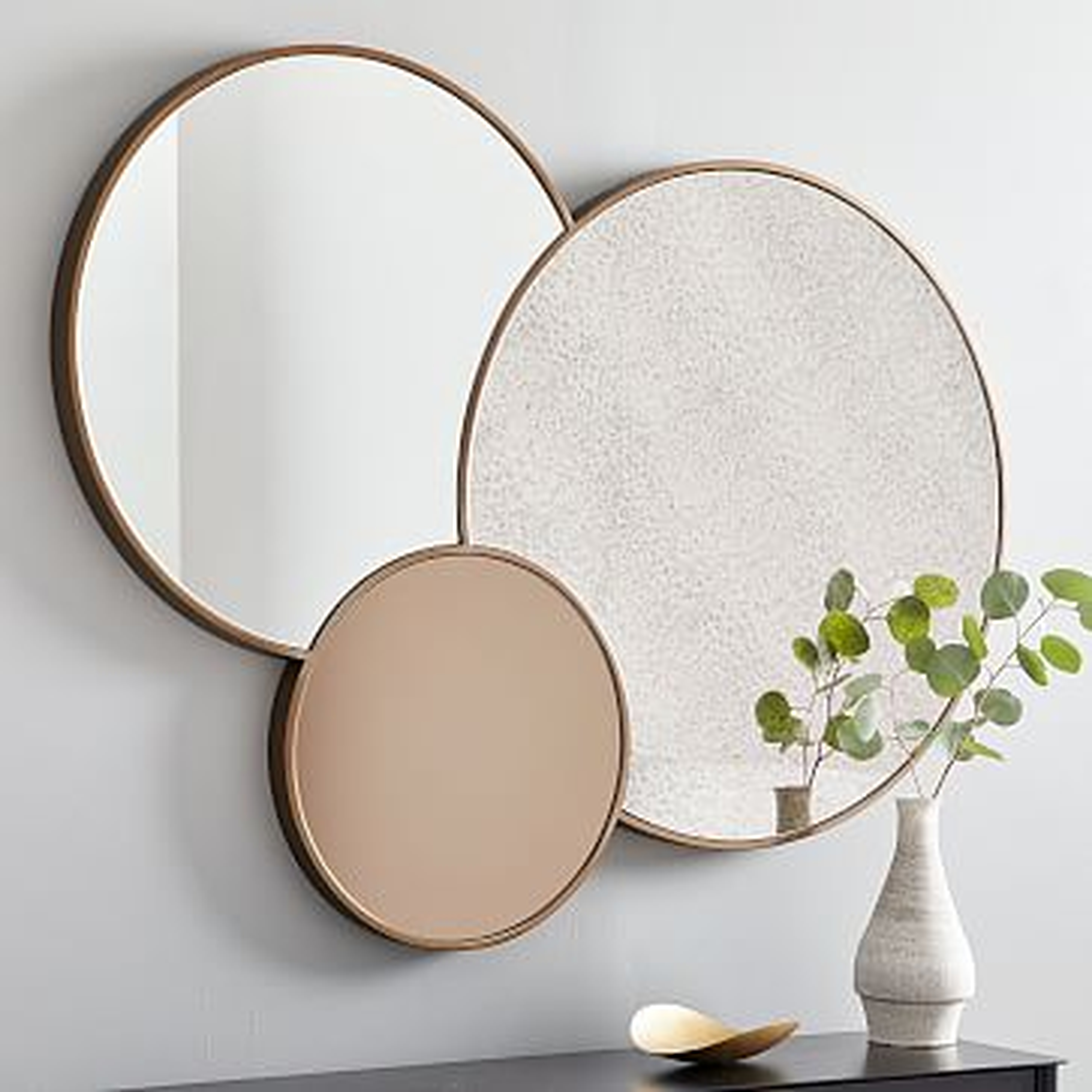Graphic Stone Mirror Clear/Foxed/Tinted Large - West Elm