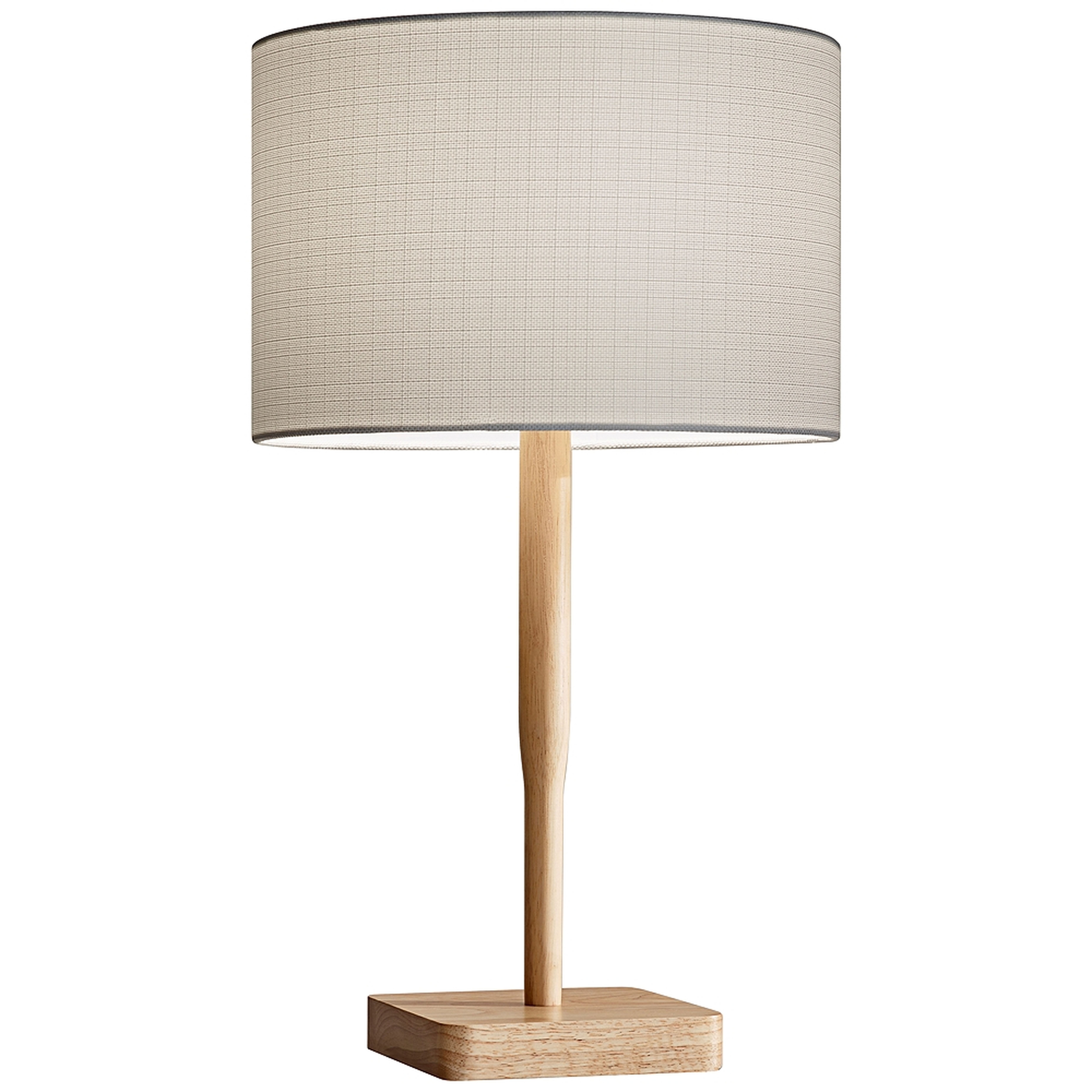 Ellis Natural Rubberwood Table Lamp - Style # 12R95 - Lamps Plus