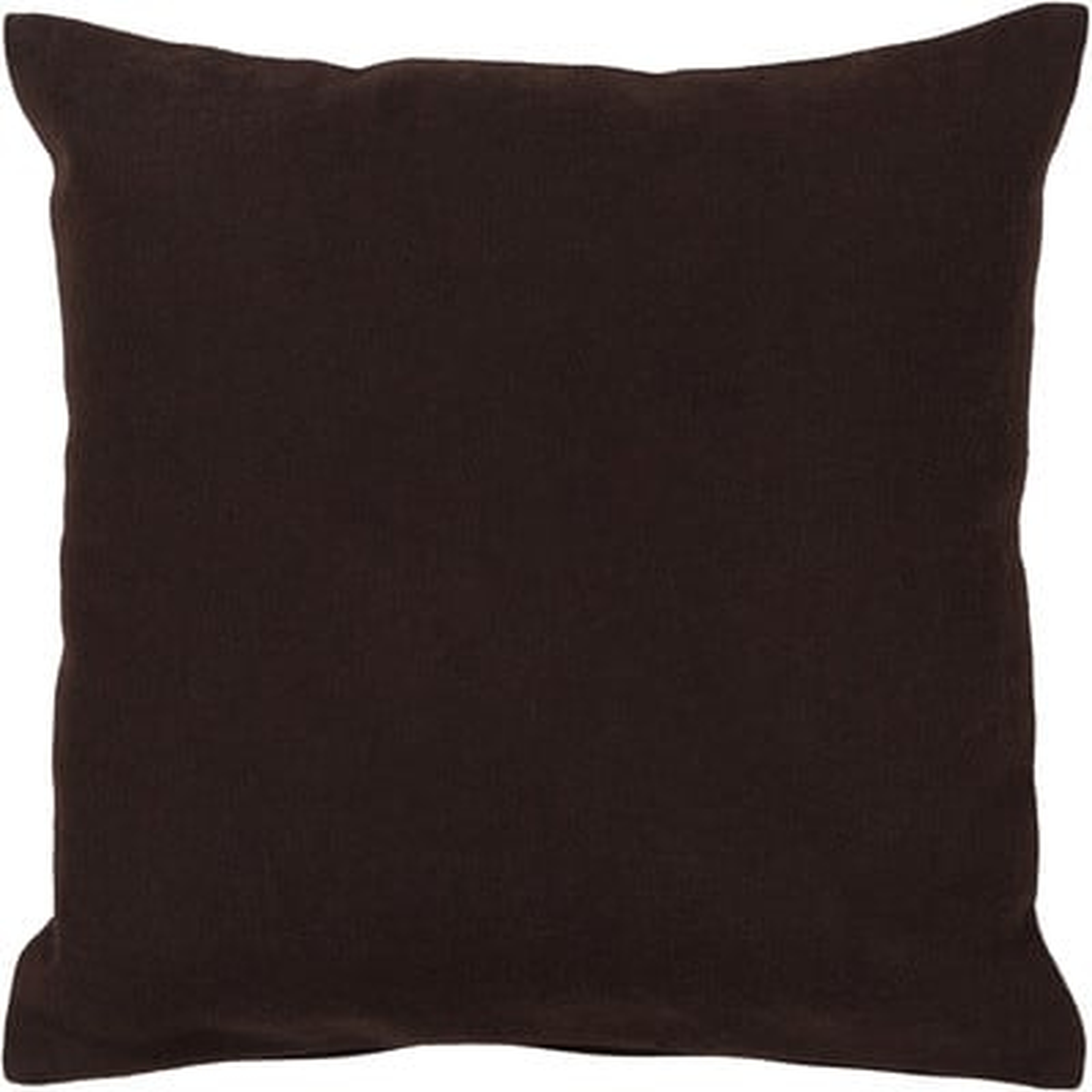 Denita Textured Contemporary Wool Throw Pillow - Wayfair