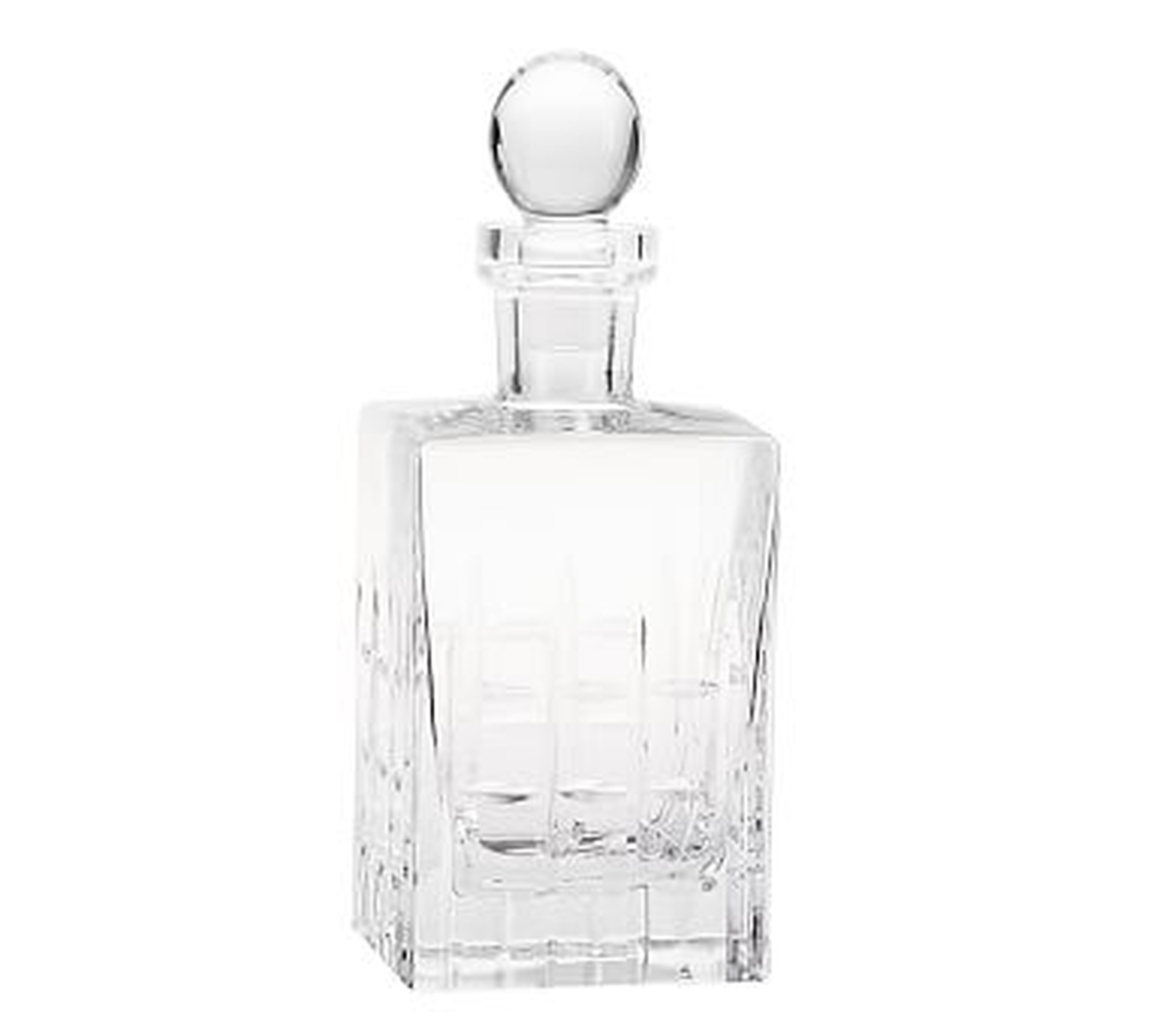 Library Hand-Cut Glass Decanter - Pottery Barn